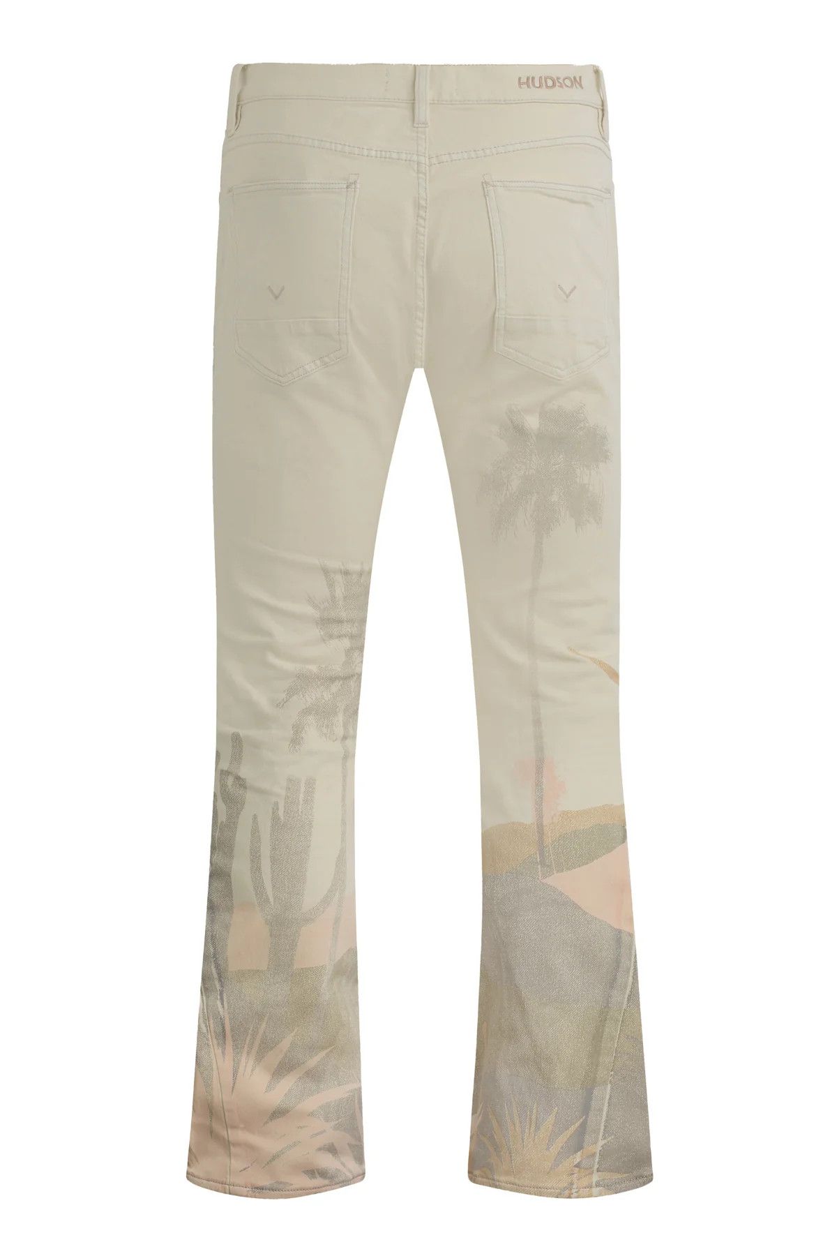 Hudson Hudson 32 Flare Jeans Palm Tree Print Coachella NWOT Size US 32 / EU 48 - 2 Thumbnail