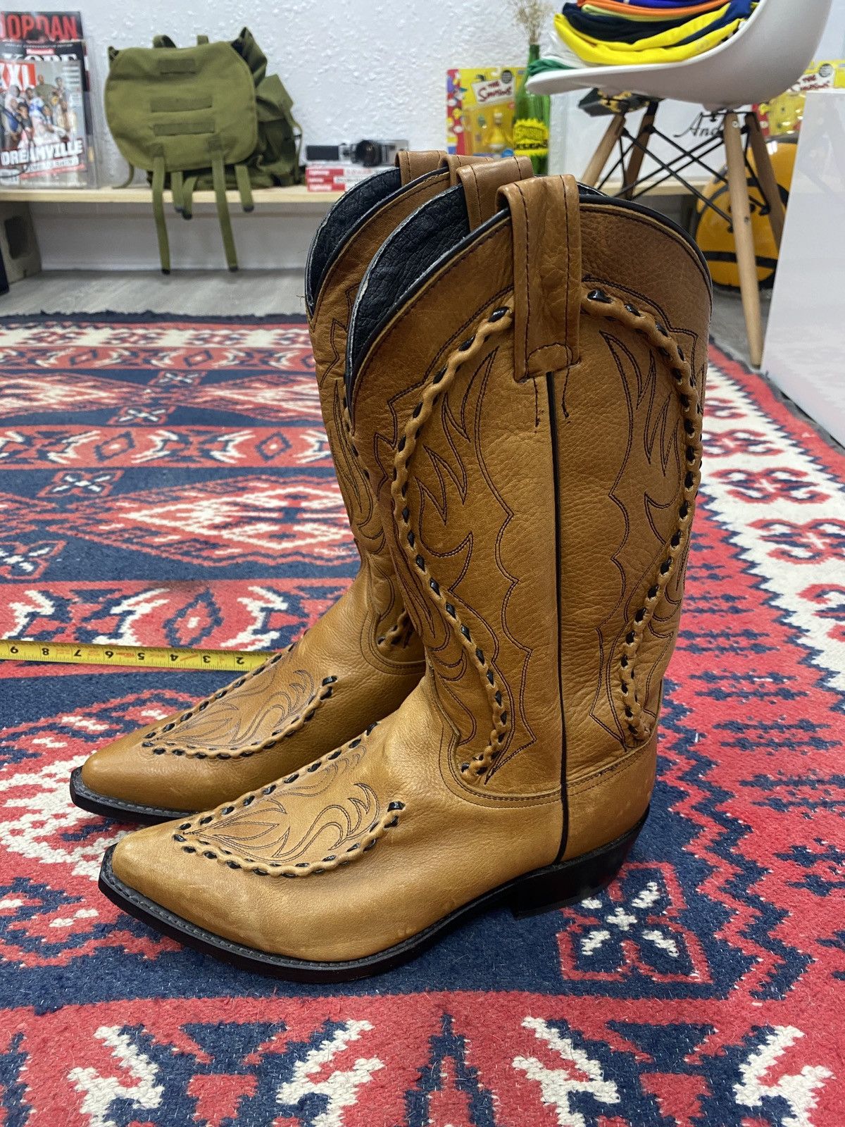 image of Dan Post Western Boot Dan Post Western Phoenix Pointy Toe Cowboy Boot in Brown, Men's (Size 8)