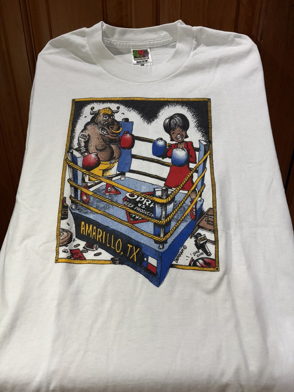 Arts & Science Vintage Oprah vs Beef Producer "What's the beef?" Size US L / EU 52-54 / 3 - 1 Thumbnail