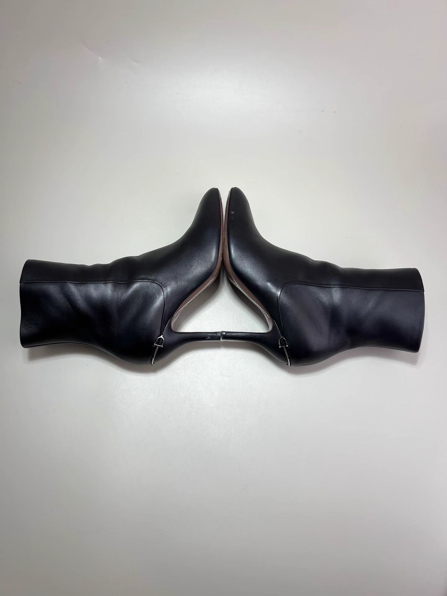 Gucci GUCCI Black Leather Ankle Boots Size US 6.5 / IT 36.5 - 3 Thumbnail
