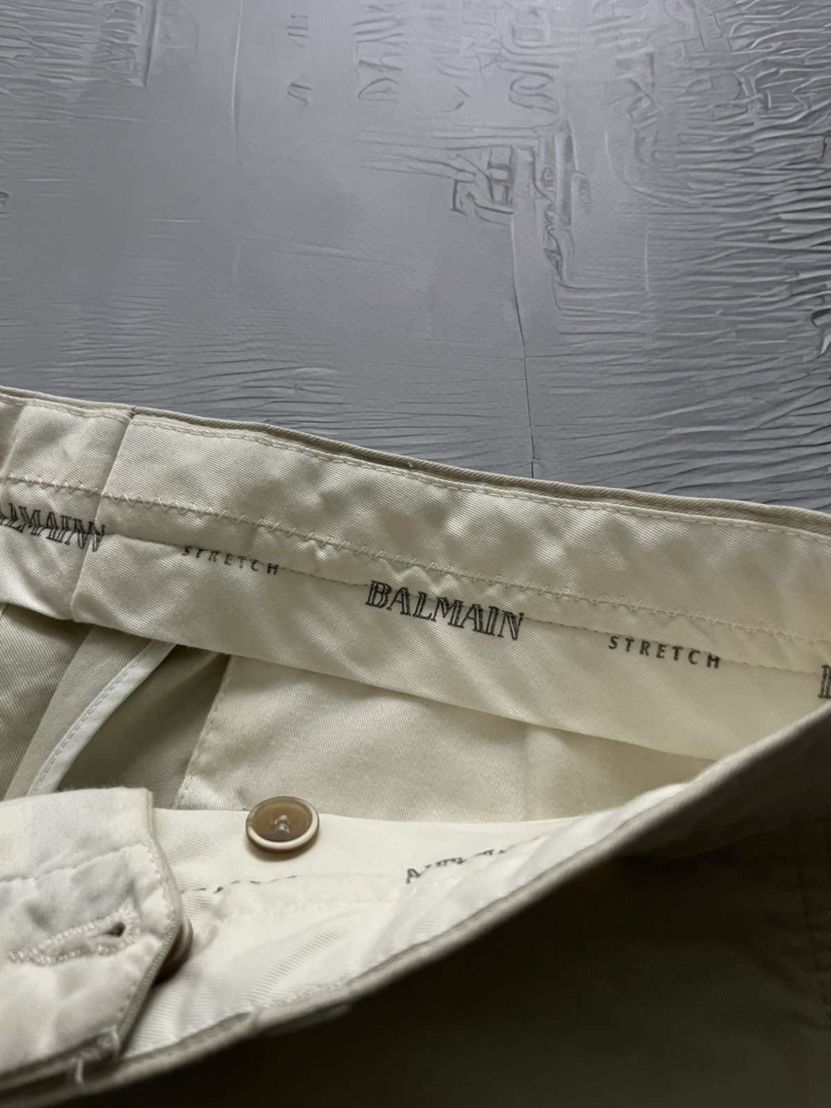 Balmain Balmain Luxury Pants Vintage White Casual Size US 32 / EU 48 - 4 Thumbnail