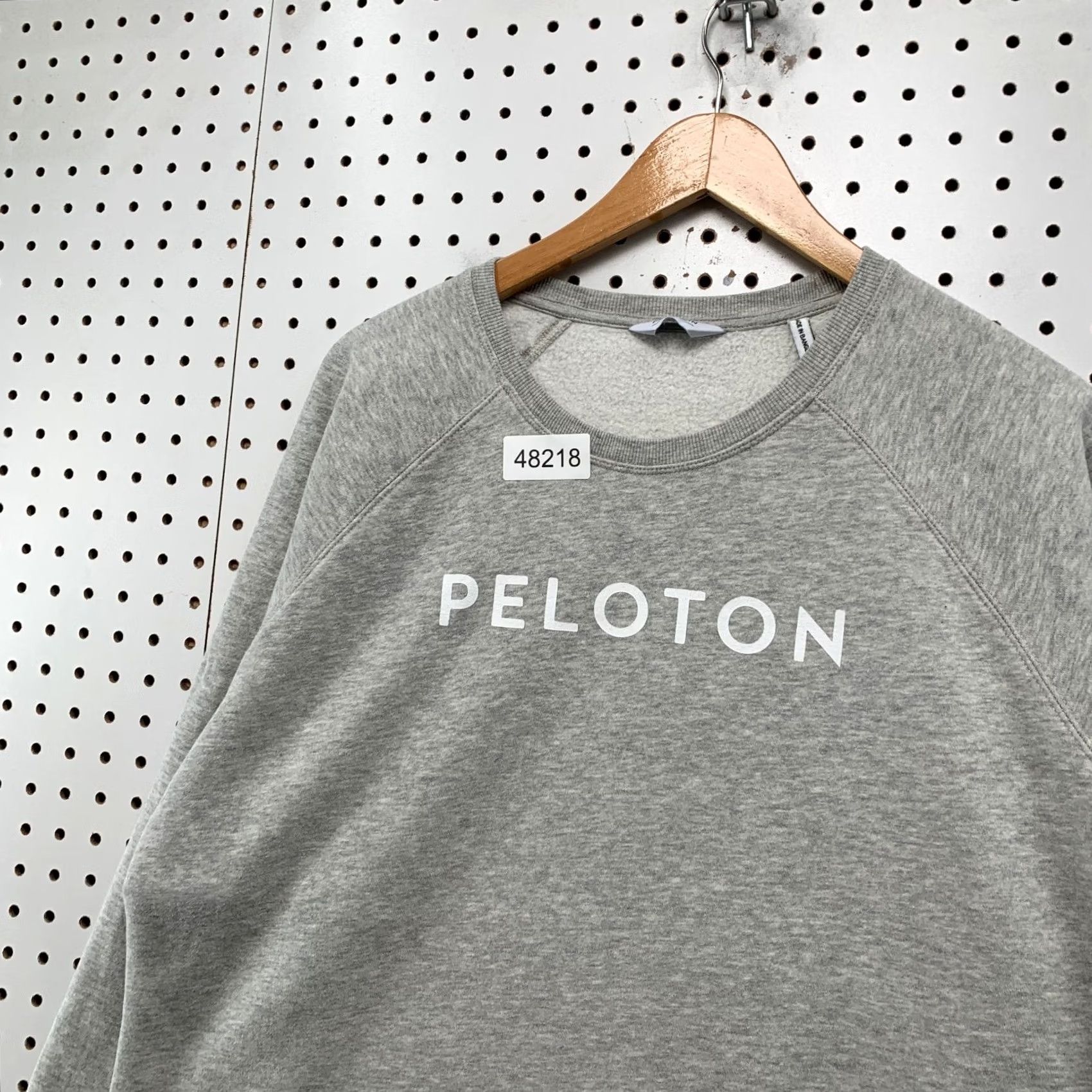Vintage Peloton Sweatshirt Mens XL Gray Crewneck Fleece Pullover Workout Train Size US XL / EU 56 / 4 - 6 Thumbnail