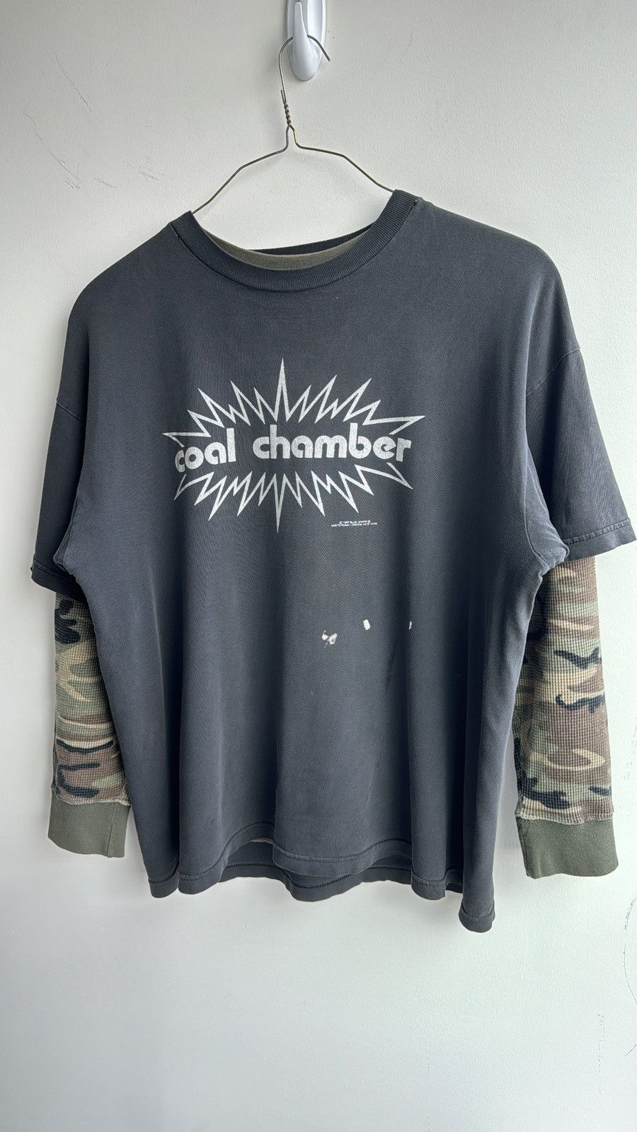 VINTAGE COAL CHAMBER DONT FUCK WITH ME T SHIRT FADED THIN