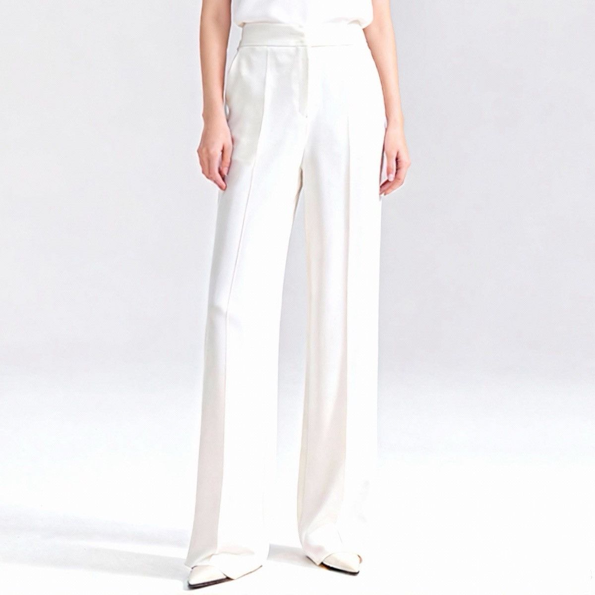 Max Mara Maxmara Straight Leg Casual Dress Pants K26WX Size 26" / US 2 / IT 38 - 6 Thumbnail