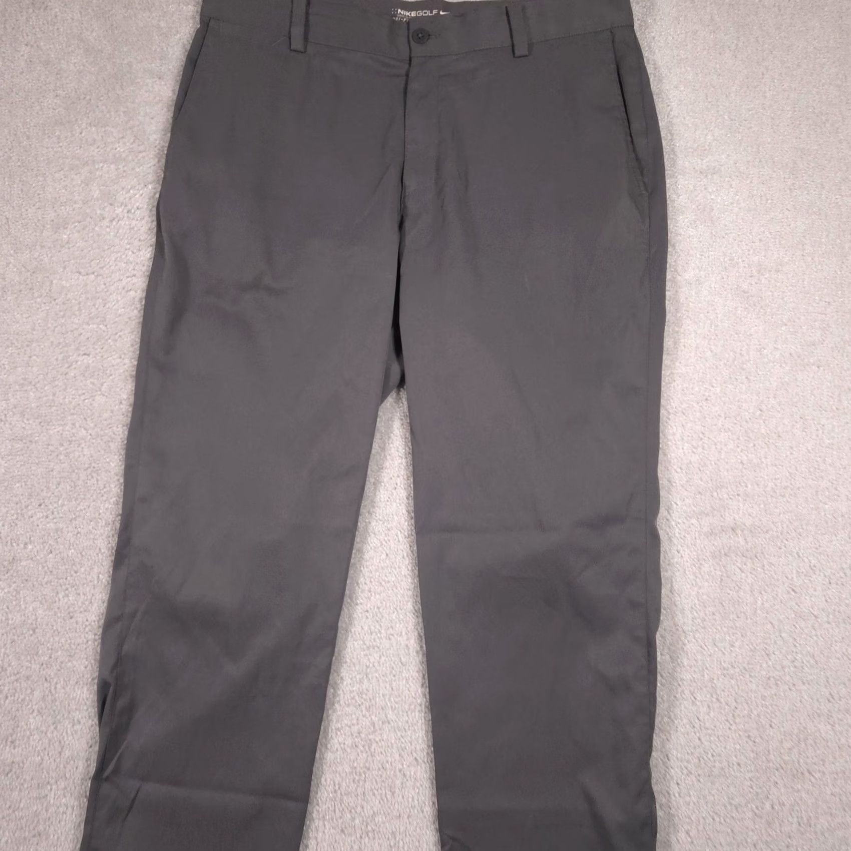 Nike Nike Golf Pants Mens 32 Gray Dri-FIT Twill Stretch Moisture Wicking Performance Pants Size US 32 / EU 48 - 3 Thumbnail