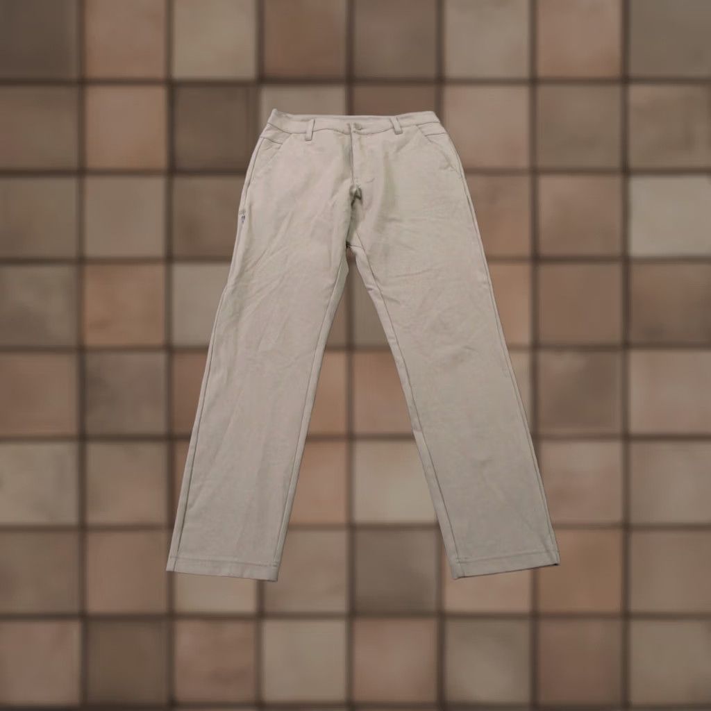 Vintage BYLT Pants Mens 31 Beige Chino Everyday Pant 2.0 Slim Straight Stretch Taupe Size US 31 - 1 Thumbnail