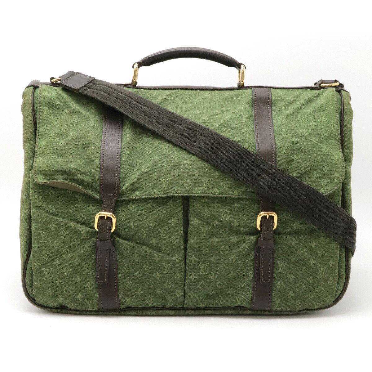 Louis Vuitton Louis Vuitton Monogram Mini Denise 2Way Briefcase M42312 Canvas Business Bag M42312 in Green