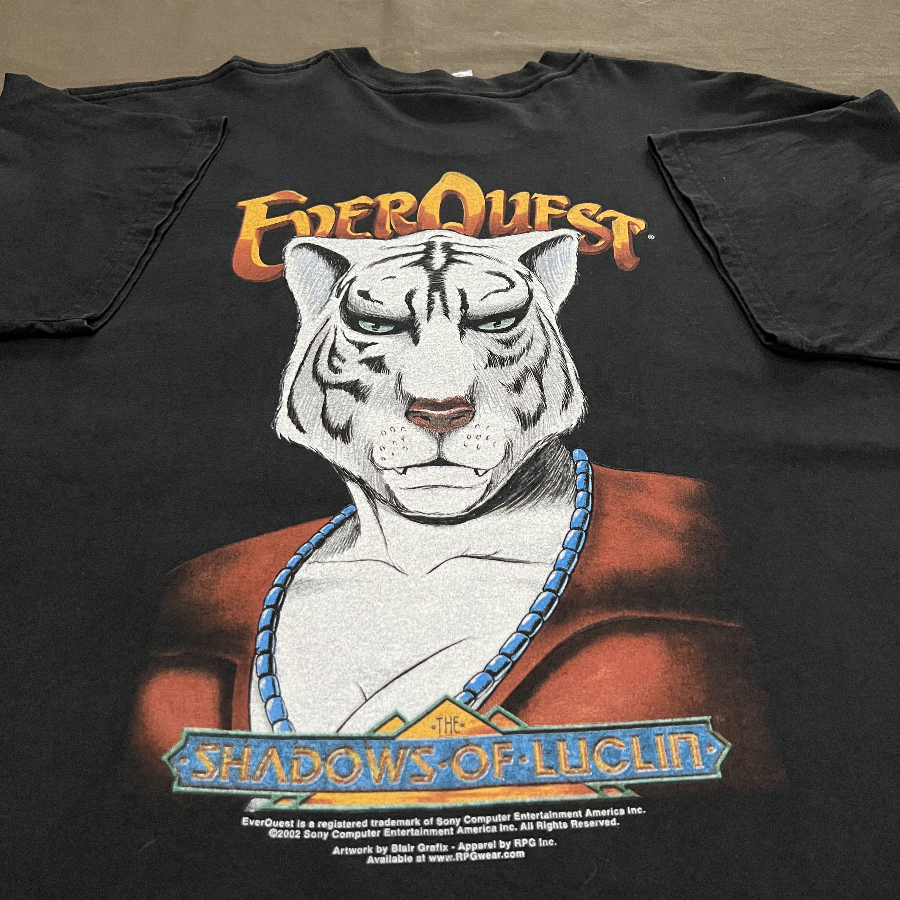 Vintage Vintage 2002 EverQuest The Shadows of Luclin Game Tee Sony | Grailed