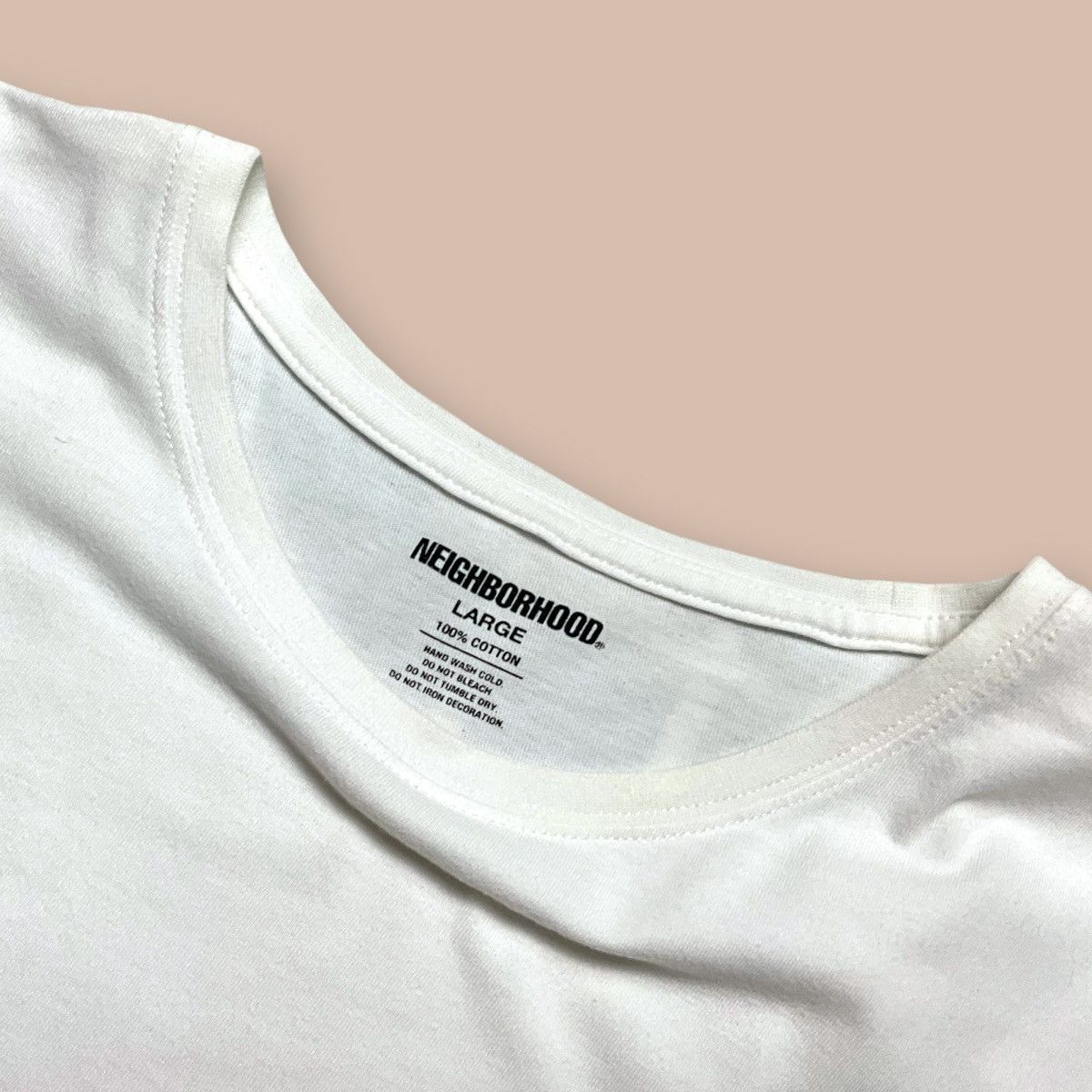Neighborhood NEIGHBORHOOD White Tee Size US XL / EU 56 / 4 - 6 Thumbnail