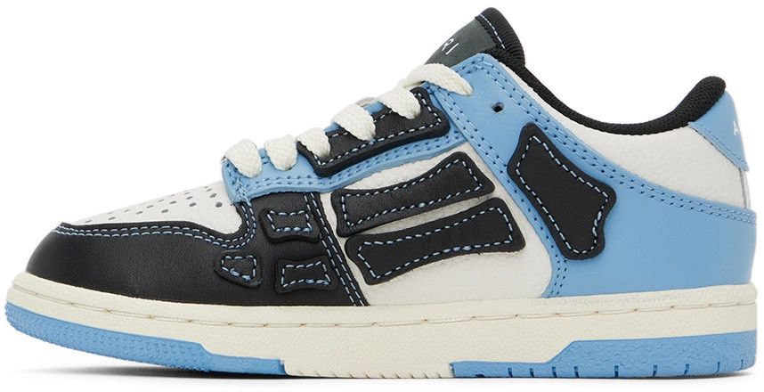 Amiri oc11z0325 KIDS Skelton Low-Top Sneakers in Multicolor Size US 5 / EU 37 - 3 Thumbnail