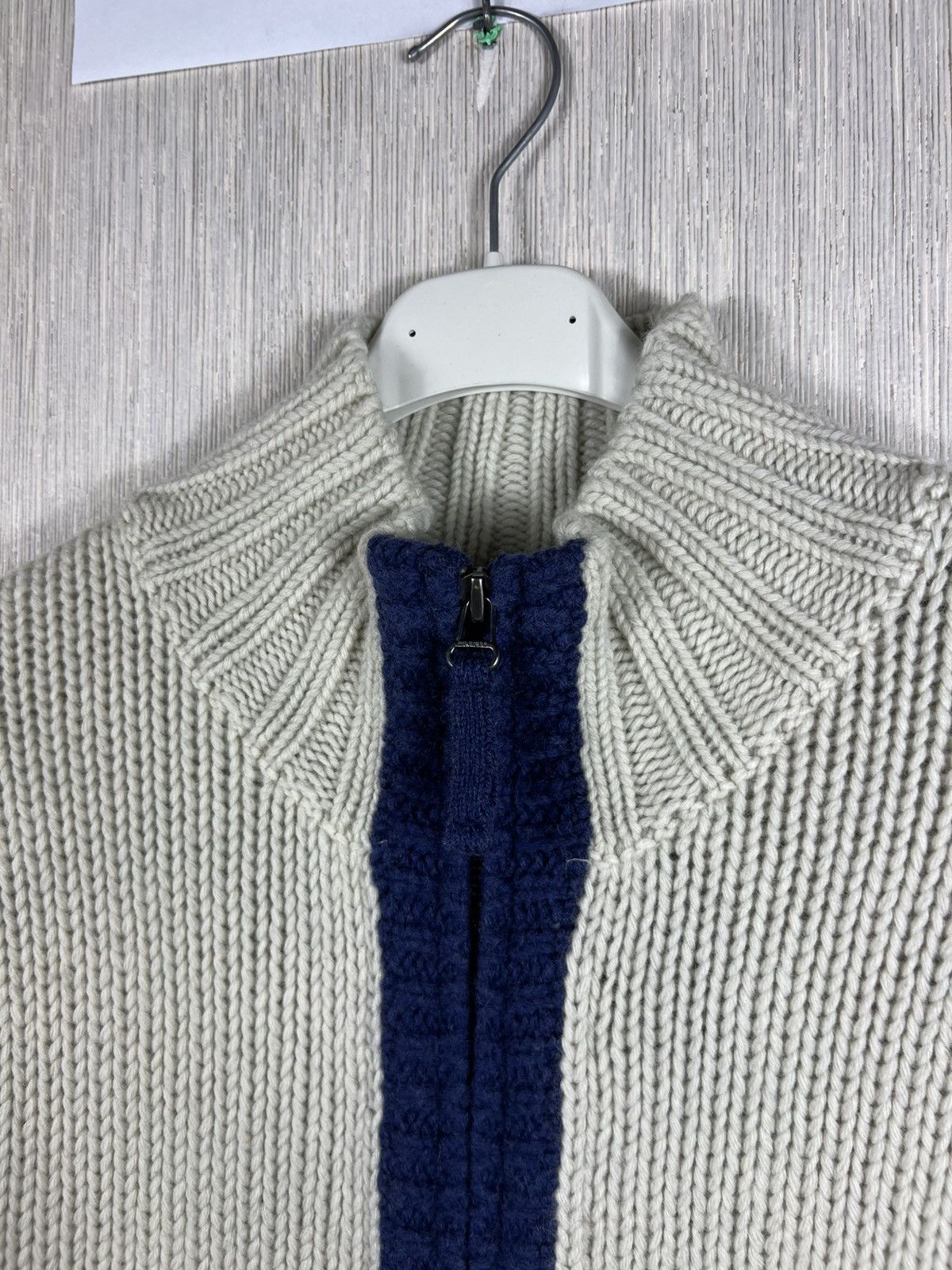Tommy Hilfiger Vintage Tommy Hilfiger heavy knit zip wool hoodie cardigan Size US XL / EU 56 / 4 - 14 Thumbnail