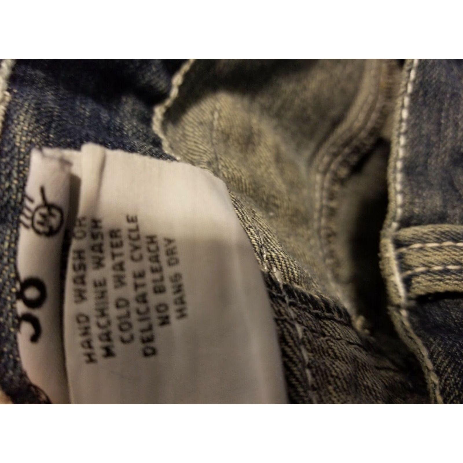 Denime VINTAGE Miskeen Denim Shorts Men 38 Casual 90s Hip Hop Blue Loose Fit Streetwear Size US 38 / EU 54 - 6 Thumbnail