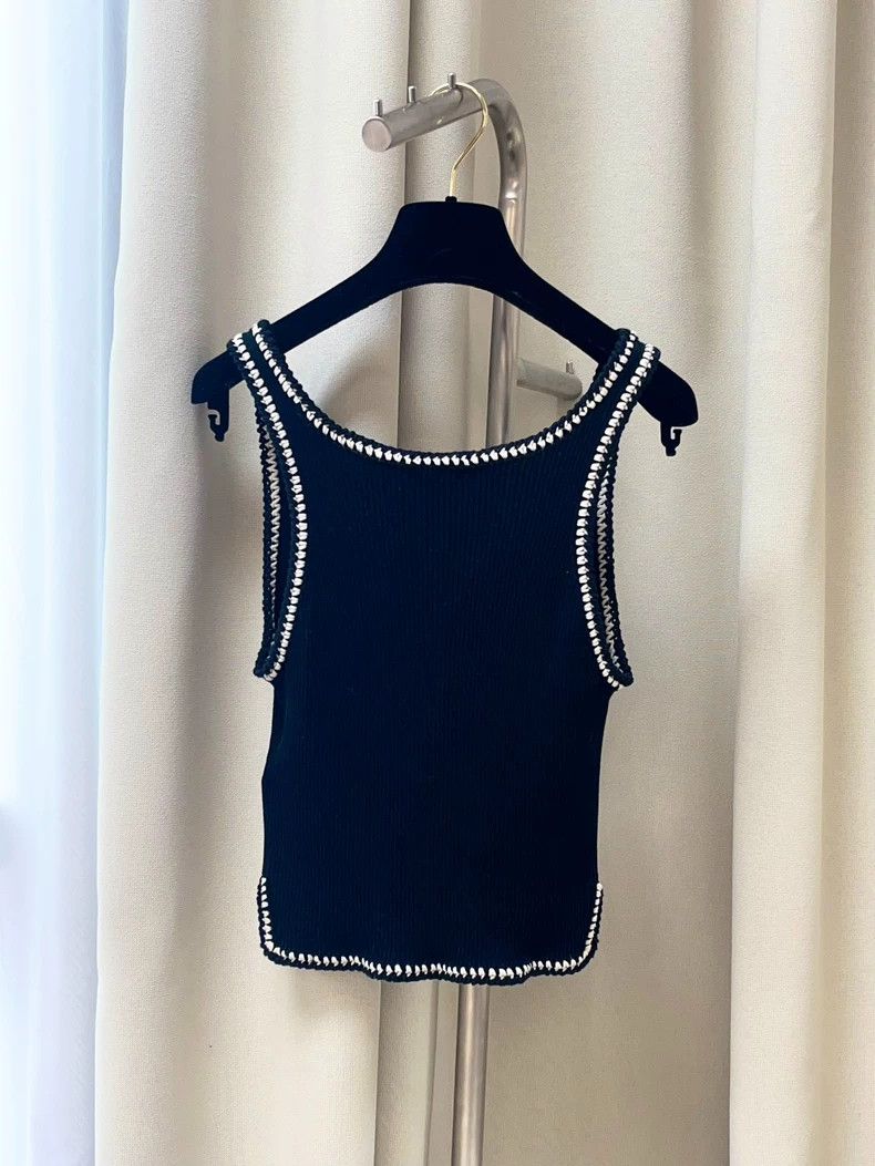 Chanel Chanel 22C early spring show black and white rolled-edged Size XS / US 0-2 / IT 36-38 - 9 Thumbnail