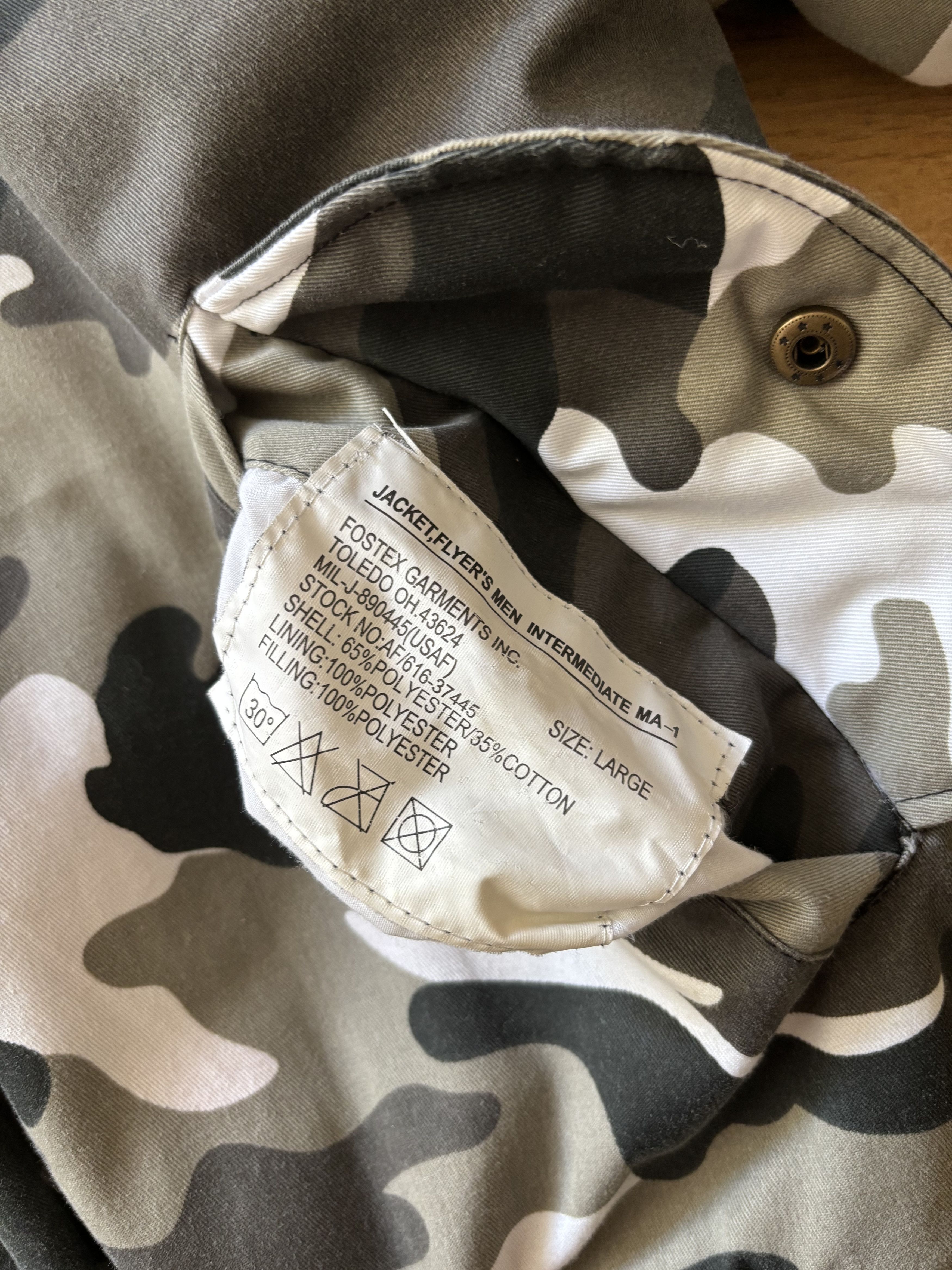 Fostex Garments Fostex Camo bomber Size US L / EU 52-54 / 3 - 6 Thumbnail
