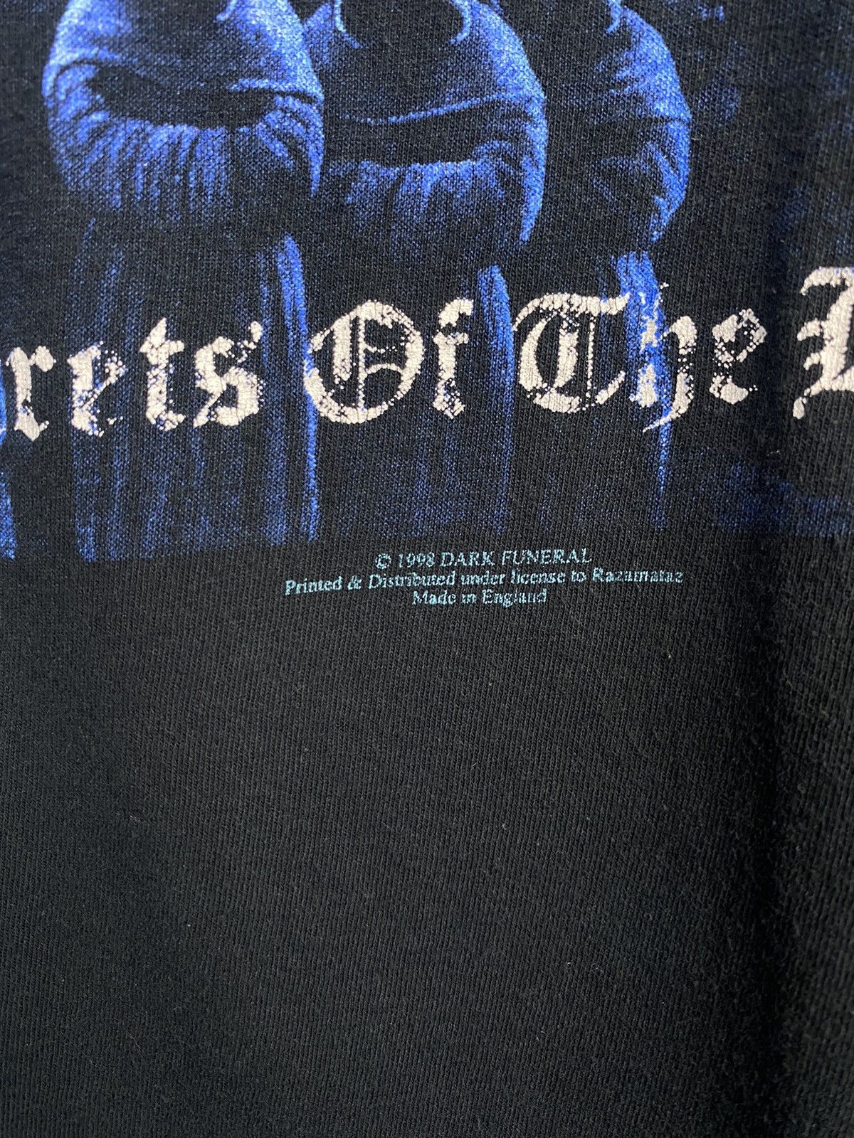 Gildan Dark Funeral 1998 Secret Black Arts Band T shirt Size US L / EU 52-54 / 3 - 3 Thumbnail