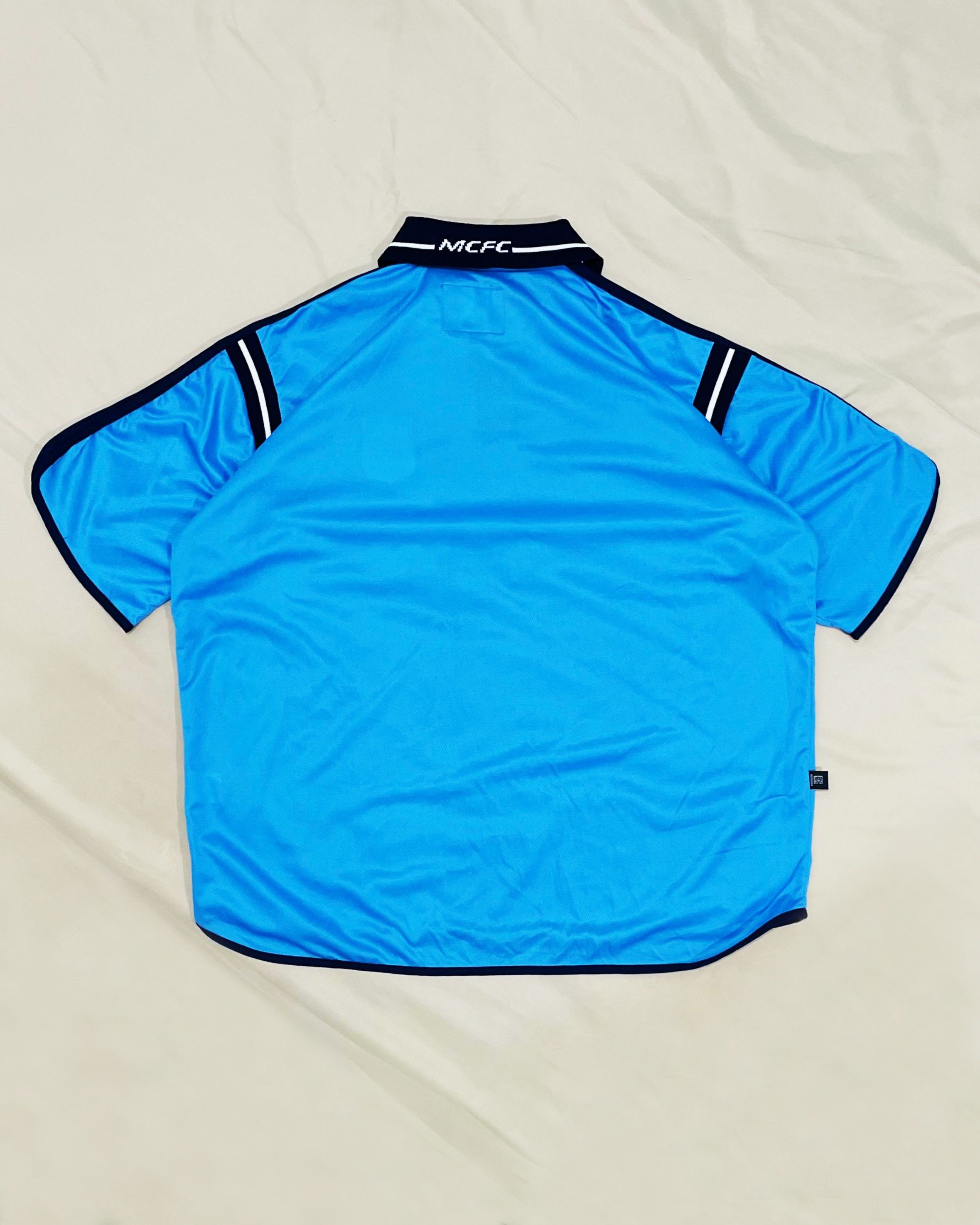 Le Coq Sportif Manchester City Home Kit 2001 2002 2003 Size US XXL / EU 58 / 5 - 2 Thumbnail