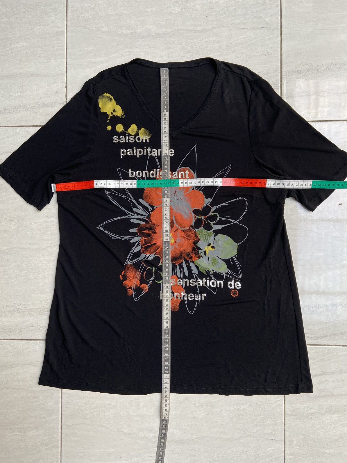 Designer × Japanese Brand × Yohji Yamamoto TROIS ONZE CINQ T-shirt Size US M / EU 48-50 / 2 - 7 Thumbnail