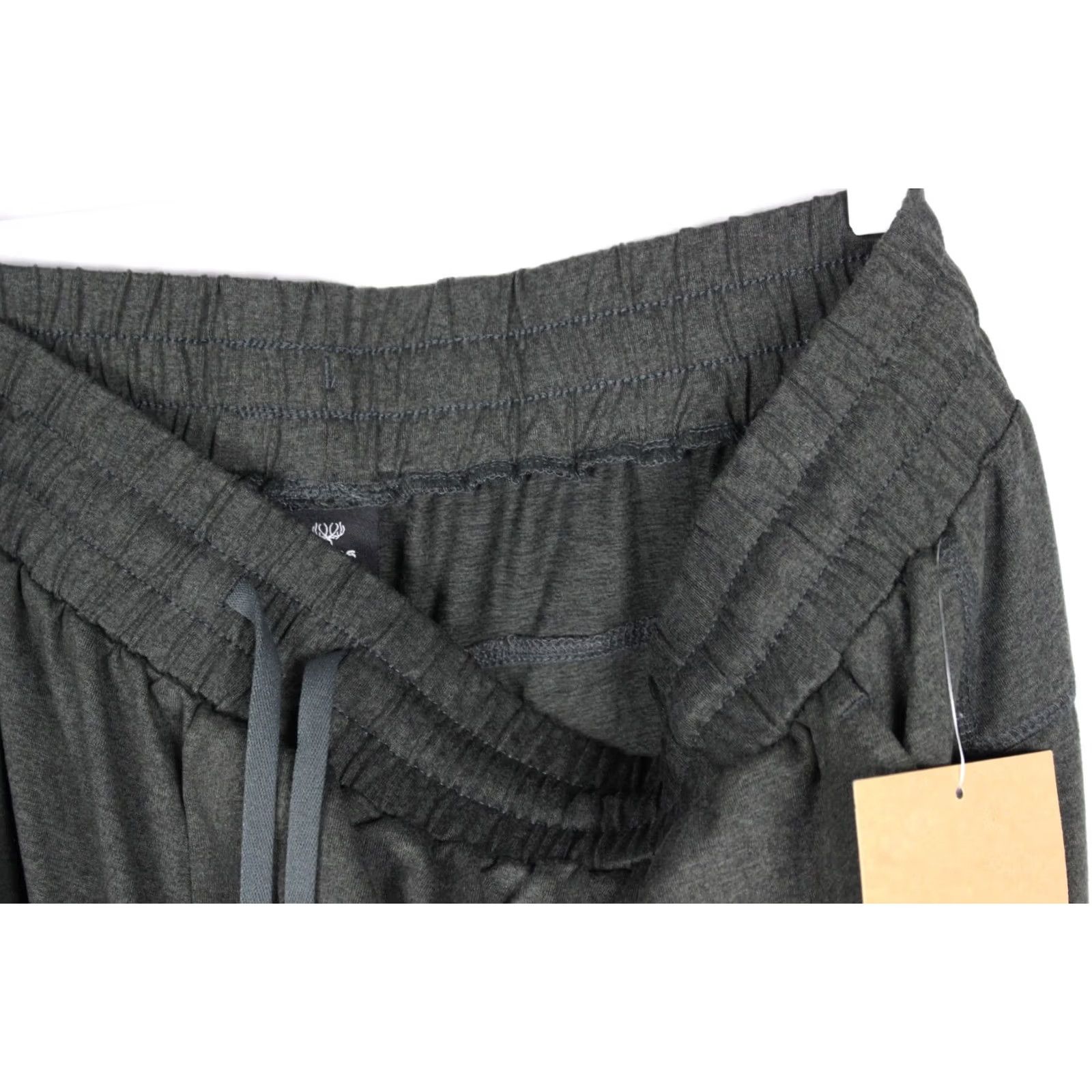Vintage Kings Camo Men's Camp Sweatpant Jogger Pants 2XL Heather Charcoal Hunting Activewear Regular Fit 31in Inseam with Pockets Chinaman? Size US 39 - 5 Thumbnail