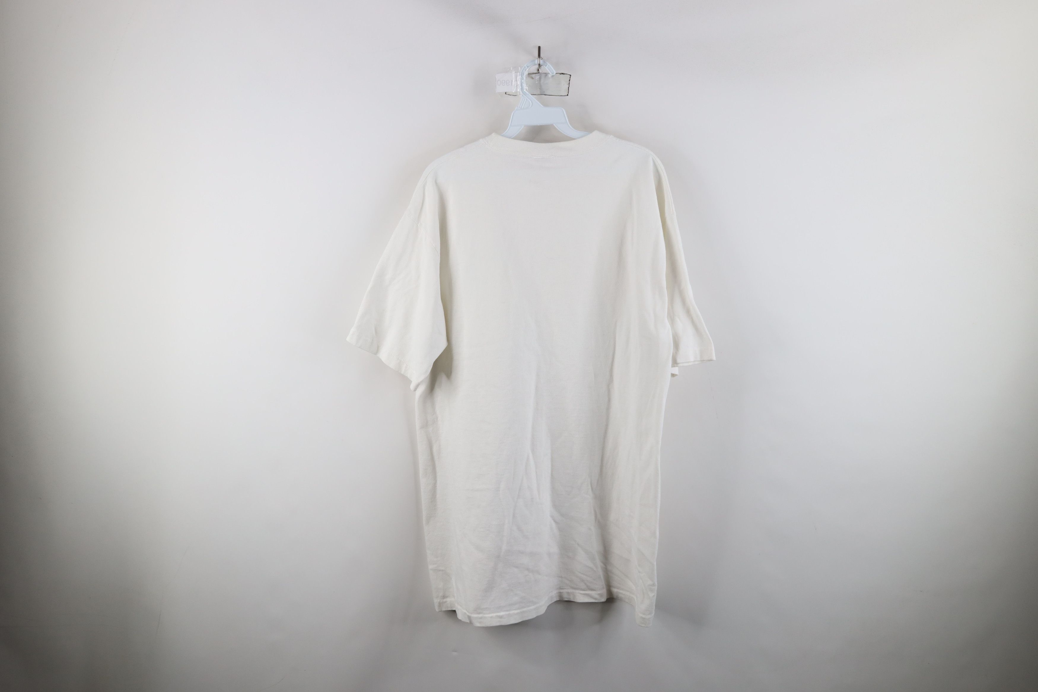 Columbia × Vintage Vintage 90s Columbia Heavyweight Cotton T-Shirt White USA Size US L / EU 52-54 / 3 - 12 Thumbnail