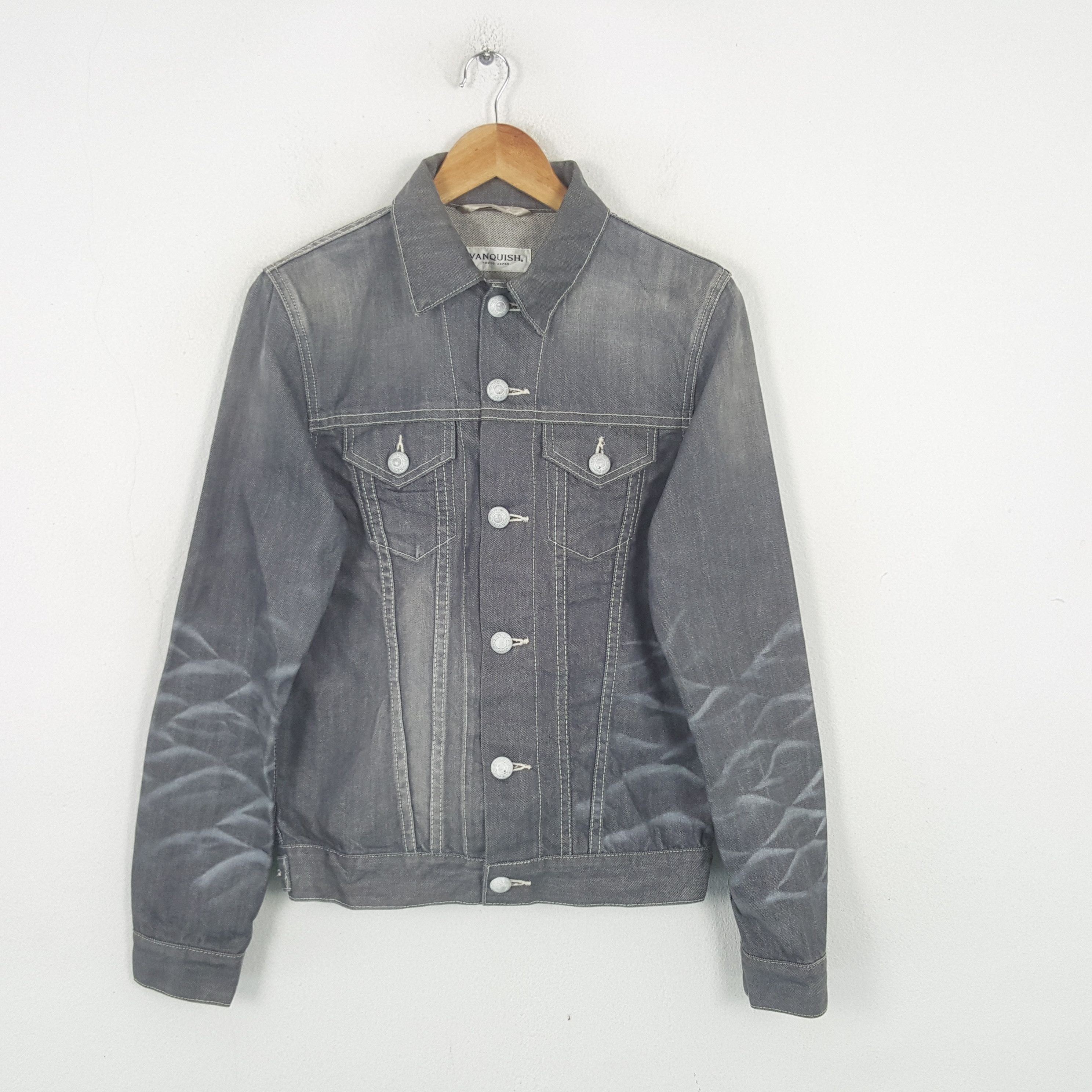 Vanquish Vintage Vanquish Luxury Brand Denim Jacket RR8 Size US S / EU 44-46 / 1 - 1 Thumbnail