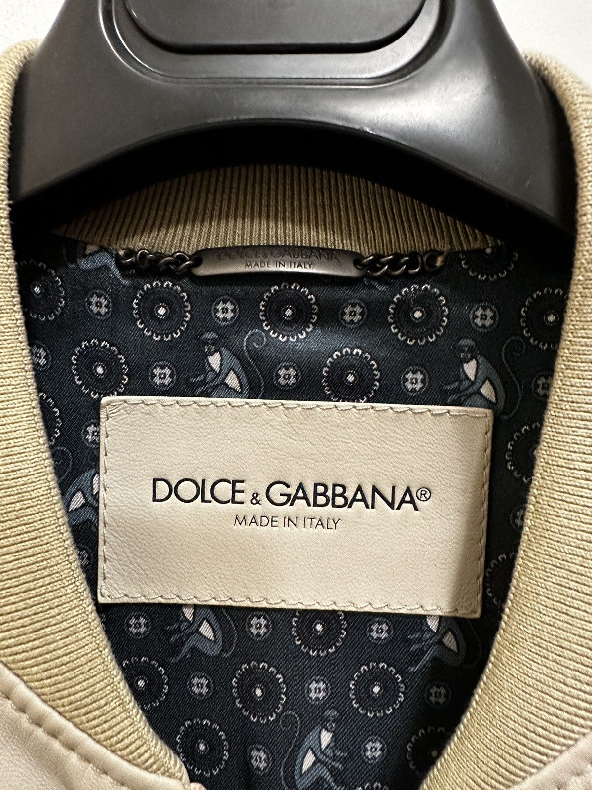 Dolce & Gabbana Dolce & Gabbana Leather Jacket Size US L / EU 52-54 / 3 - 3 Thumbnail