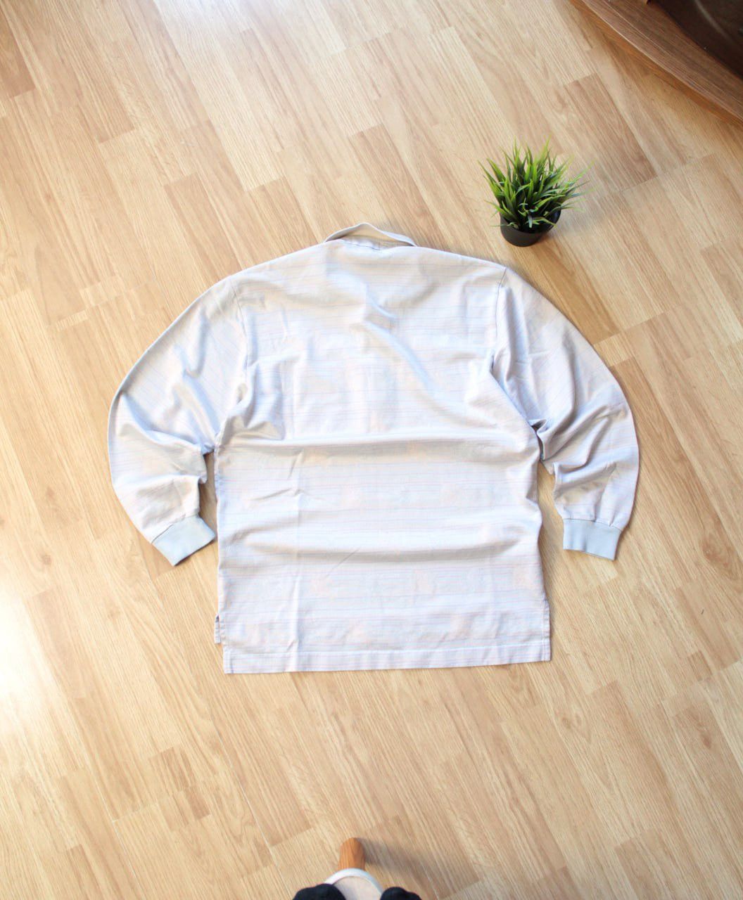 Burberry 🔥 90s Burberrys Rare Monogram Polo Long Sleeve Shirt Rugby Size US S / EU 44-46 / 1 - 14 Thumbnail