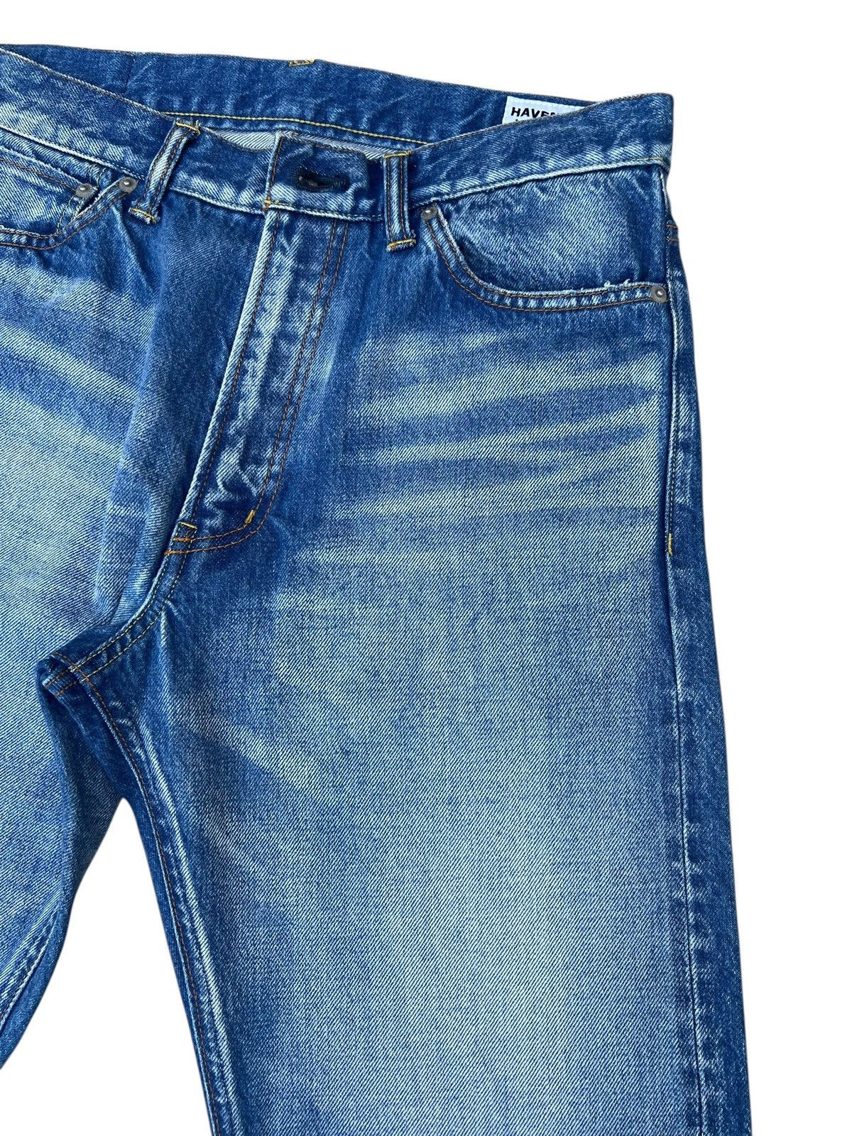 Fabric Brand & Co. HAVEN MFG Japan Blue Denim Selvedge Jeans Size US 31 - 10 Thumbnail