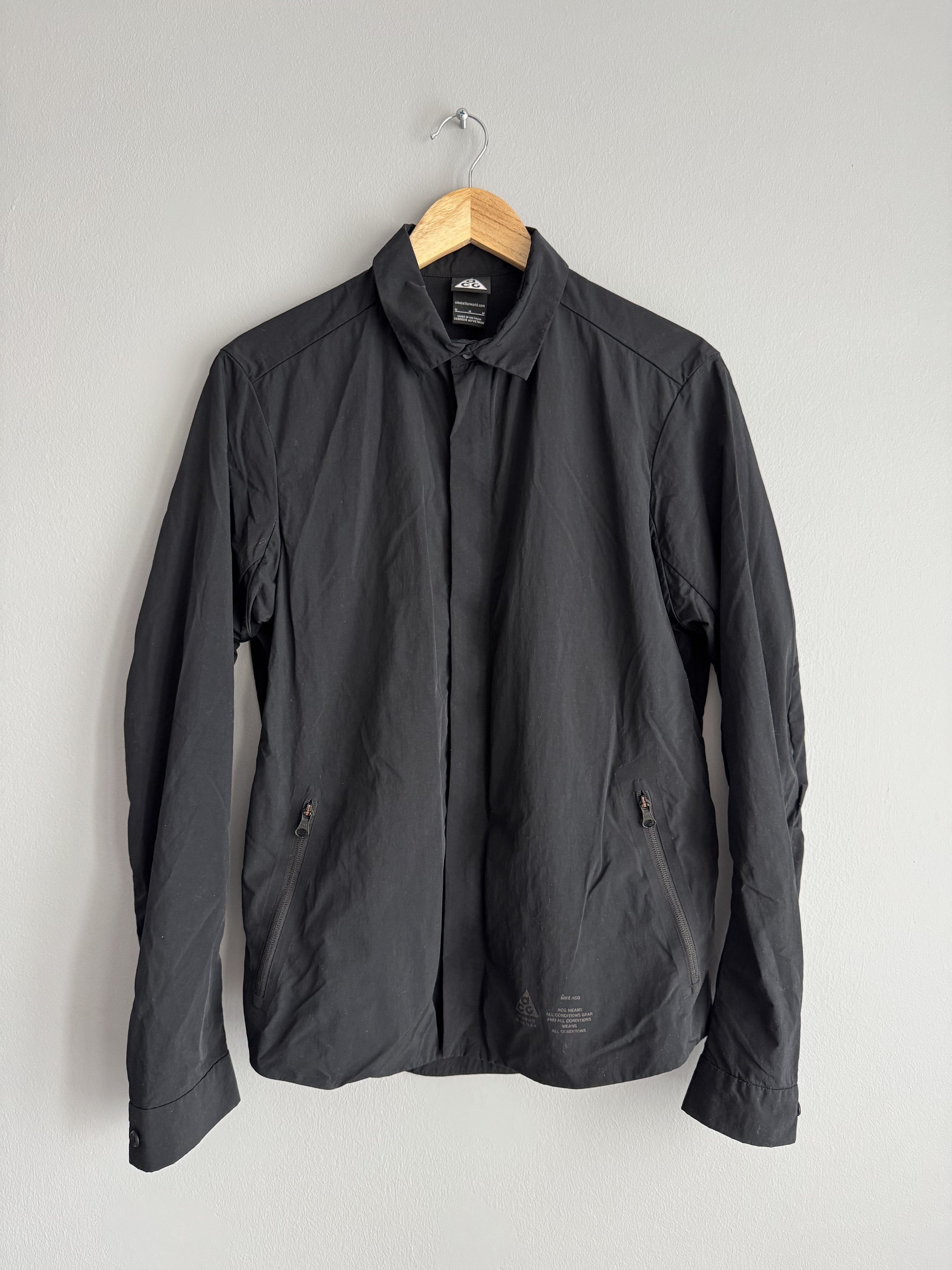Nike ACG Nike ACG Tech Black Technical Shirt Jacket acronym Size US M / EU 48-50 / 2 - 1 Thumbnail