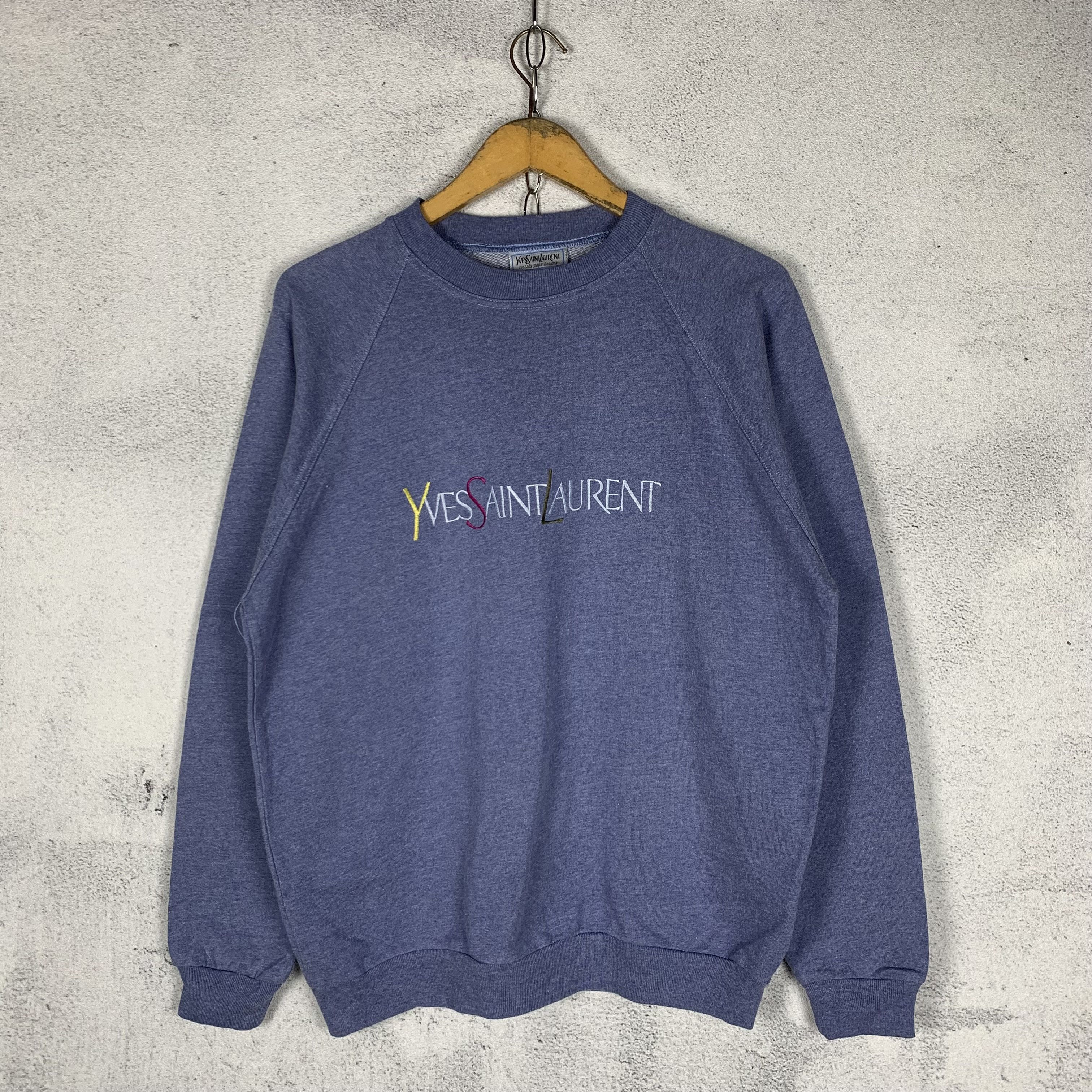 Vintage Yves Saint Laurent YSL Sweatshirt Crewneck - Main Image