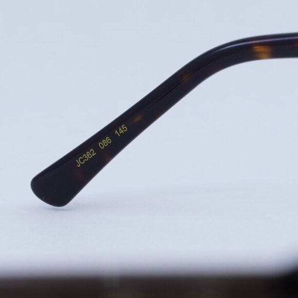 Jimmy Choo Jimmy Choo JC362 0086 00 Eyeglasses Havana 55mm Frame Size ONE SIZE - 8 Thumbnail