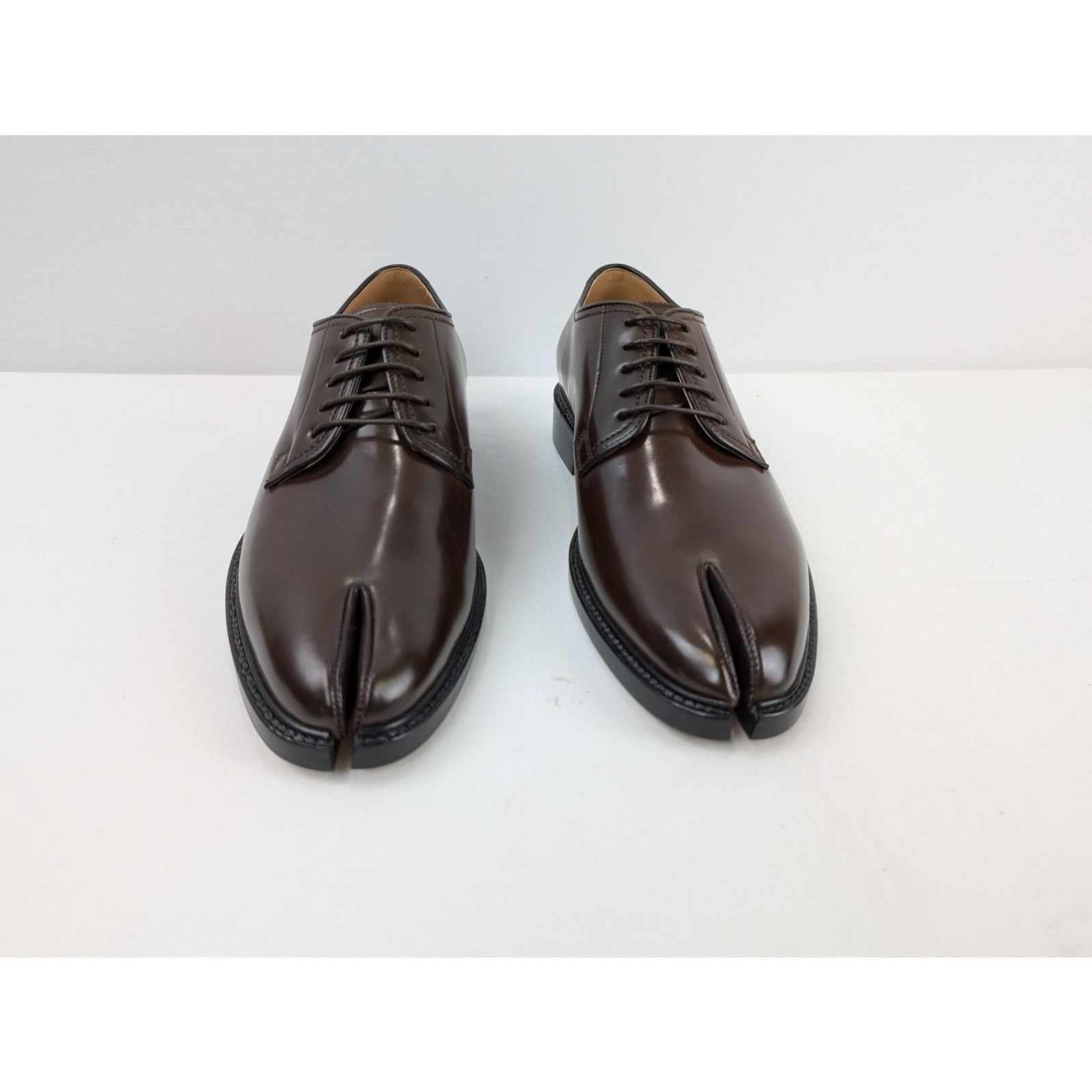 Maison Margiela o1rshd1 Tabi Derby Shoe Boots in Brown Size US 10 / EU 43 - 1 Thumbnail