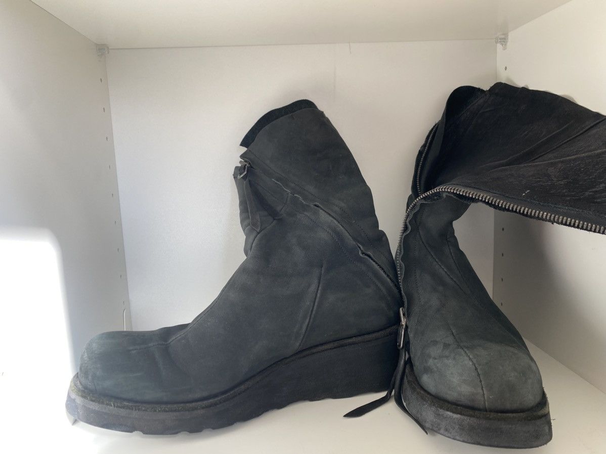 Leon Emanuel Blanck Distortion tall wedge boot dark grey Size US 9 / EU 42 - 1 Thumbnail
