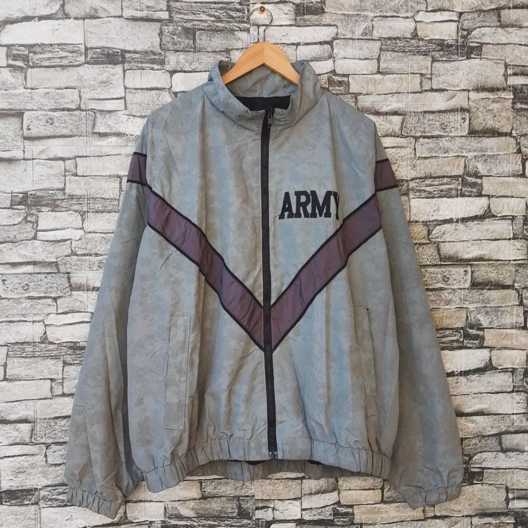 Vintage Vintage Jwod Skilcraft Army Digital Grey Camouflage Jacket Size US L / EU 52-54 / 3 - 2 Thumbnail