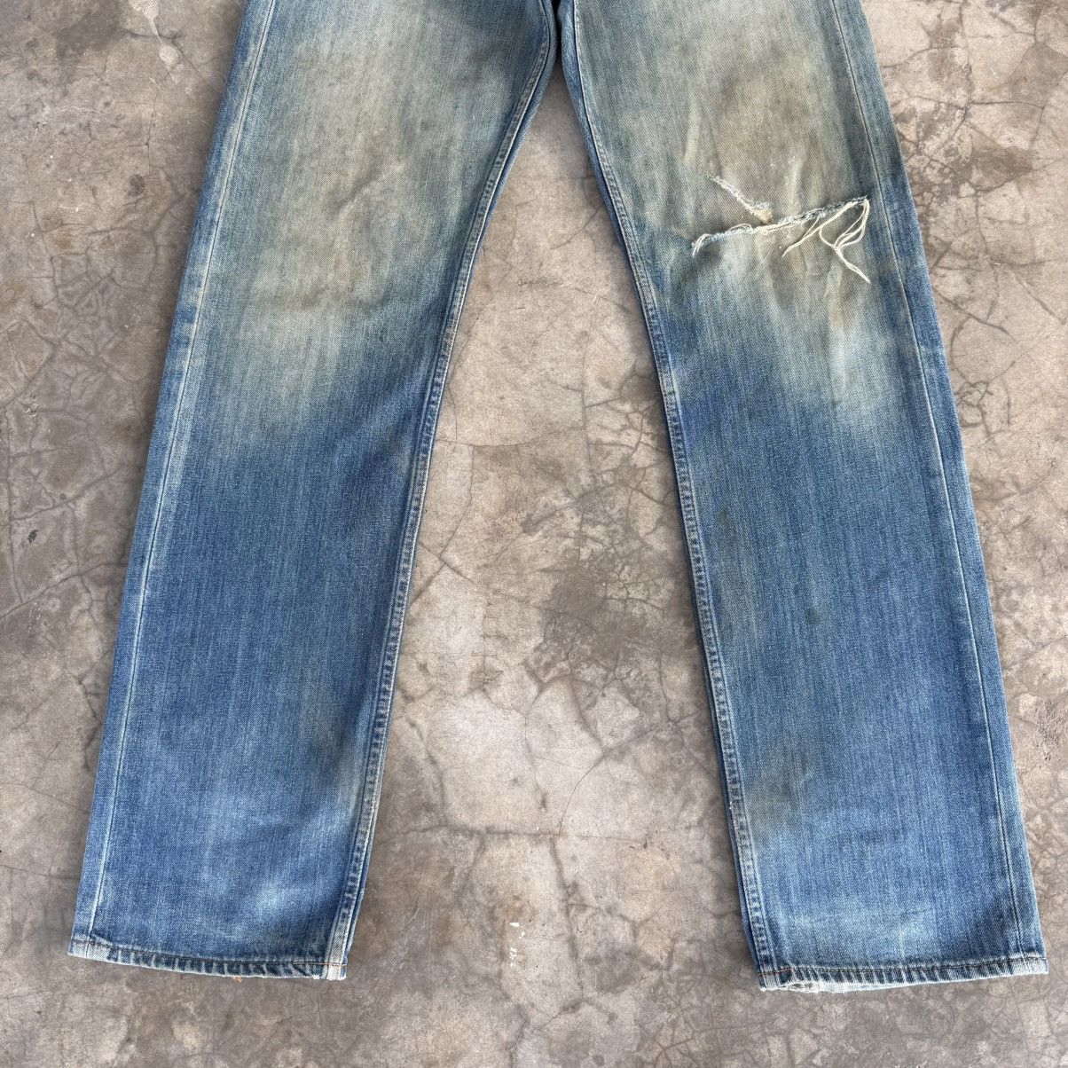 Levi's Vintage Clothing W30x33 Vintage Levi's 503 Faded Rusty Ripped Denim Jean Size US 30 / EU 46 - 4 Thumbnail
