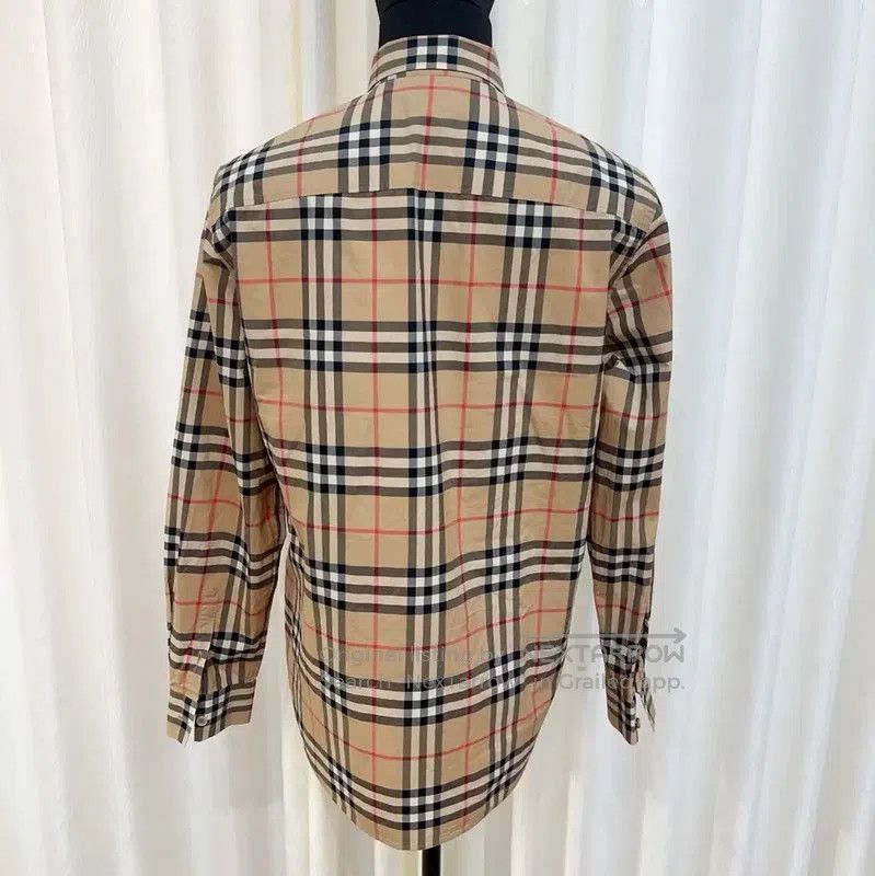 Burberry Burberry Khaki Cotton Men's Shirt. Size US L / EU 52-54 / 3 - 5 Thumbnail