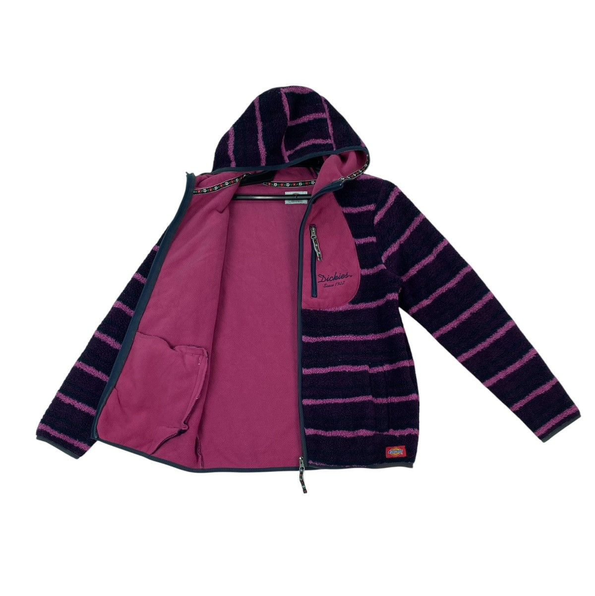 Dickies Rare Dickies quick pocket stripe design fleece jacket Size M / US 6-8 / IT 42-44 - 5 Thumbnail