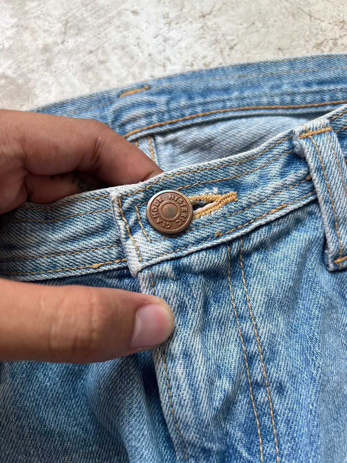 Hysteric Glamour Hysteric Glamour Low Bootcut Flared Jeans Size US 30 / EU 46 - 6 Thumbnail