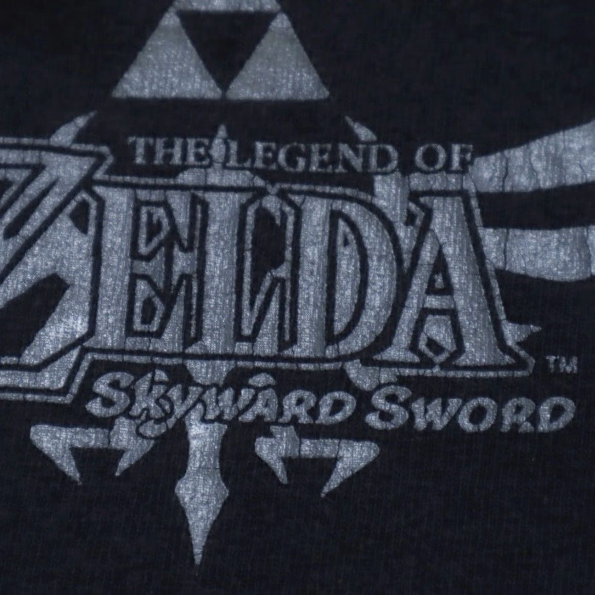 Nintendo Nintendo Legend of Zelda Skyward Sword Solid T-Shirt Gray Men M Size US M / EU 48-50 / 2 - 7 Thumbnail