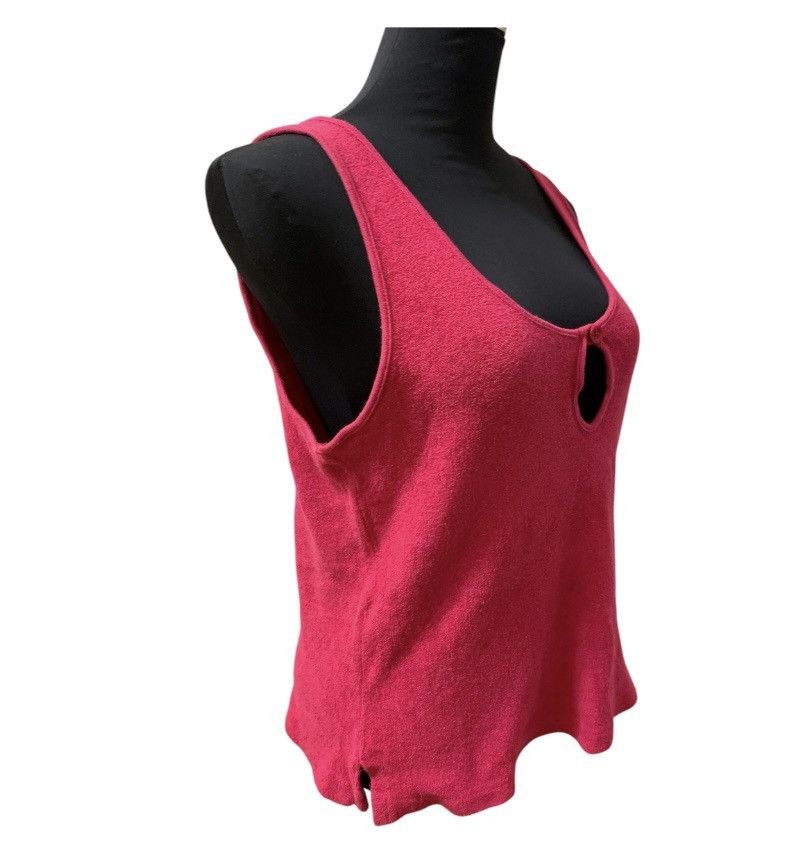 Vintage Vintage 80s Raspberry Pink Sleeveless Terrycloth Tank Top Size M / US 6-8 / IT 42-44 - 11 Thumbnail
