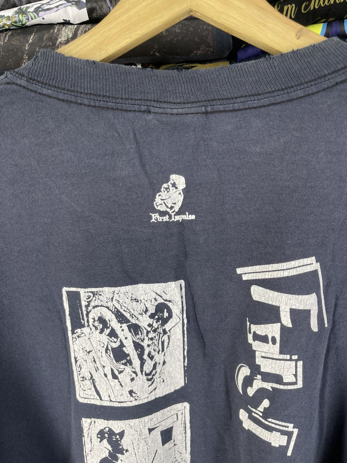 Vintage Vintage 90's First Impulse F Y H Punk Shirt Sun Faded Tee Size US L / EU 52-54 / 3 - 13 Thumbnail