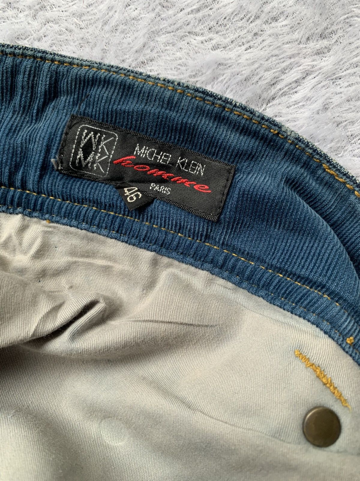 Michel Klein Asymmetric zipper with cowhide leather and embroidery Size US 32 / EU 48 - 14 Thumbnail