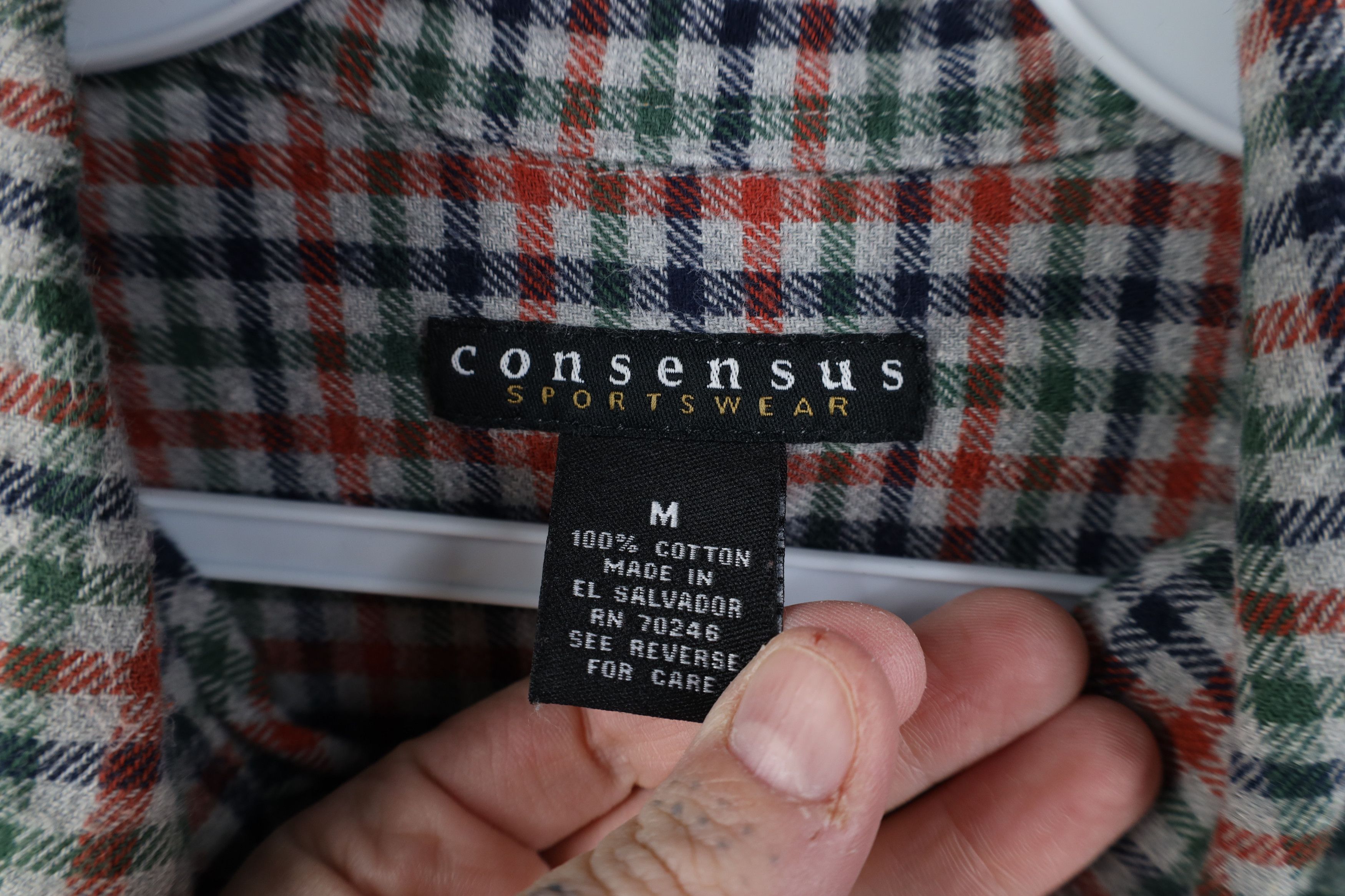 Vintage Vintage 90s Streetwear Collared Button Down Shirt Plaid Size US M / EU 48-50 / 2 - 7 Thumbnail