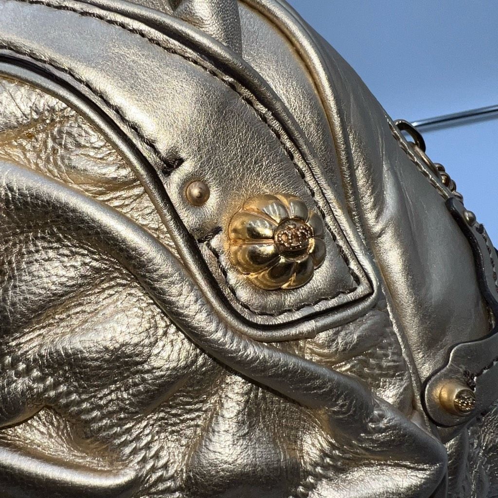 Juicy Couture Juicy Couture Vintage Metallic and Jeweled Leather Bag Size ONE SIZE - 10 Thumbnail