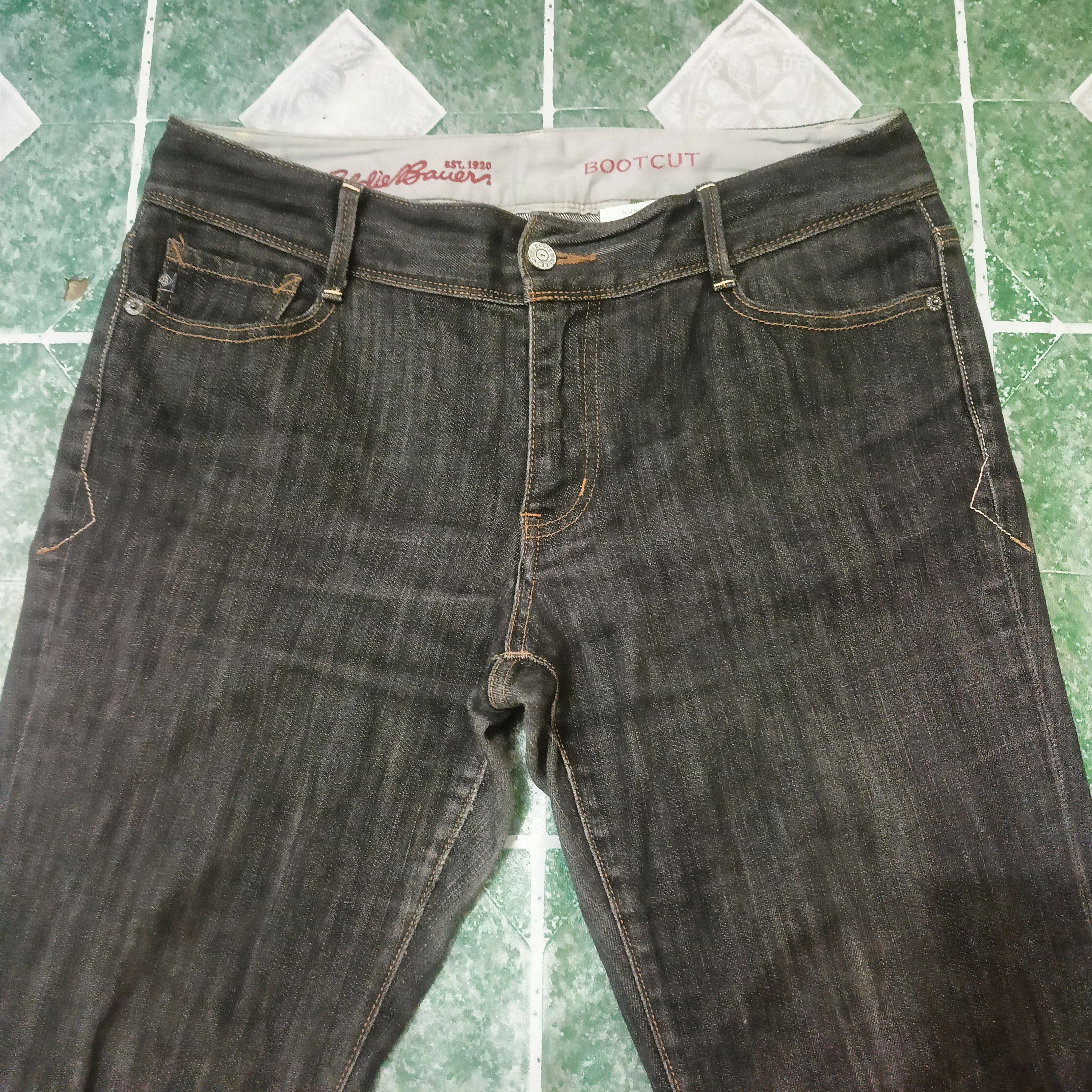 Eddie Bauer Japanese brand Eddie Bauer Bootcut Stretchable Black Jeans Size US 33 - 3 Thumbnail