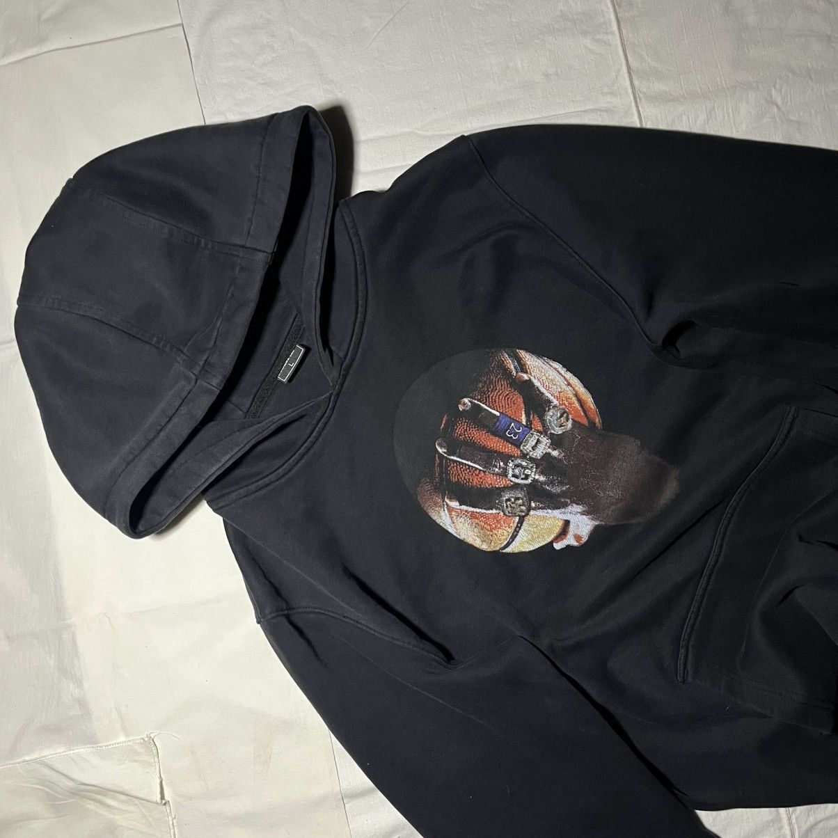 Vintage Mistertee Jordan Hand Hoodie ‘ Hail The King ‘ Size US L / EU 52-54 / 3 - 2 Thumbnail