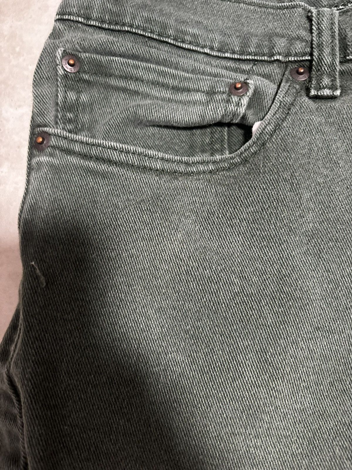 Levi's VINTAGE Green Levi’s White Tab Jeans LIKE NEW Size US 36 / EU 52 - 2 Thumbnail