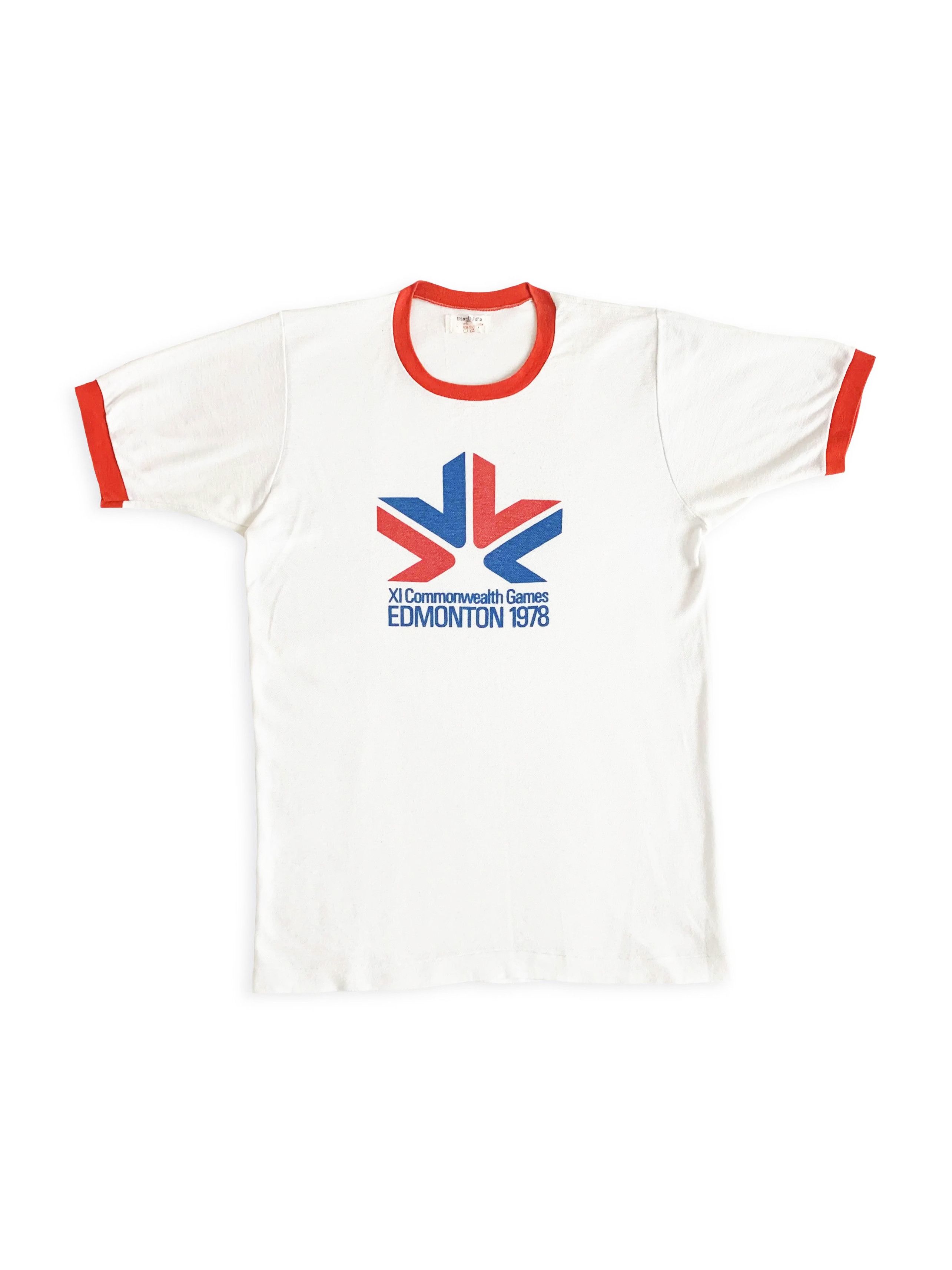Vintage 70s Commonwealth Games EDMONTON 1978 T shirt Single Stitch Size US S / EU 44-46 / 1 - 1 Thumbnail