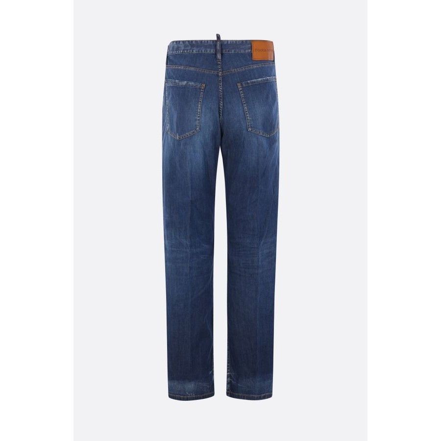 Dsquared2 DSQUARED2 Loose Twist Blue Stretch Denim Jeans New & Authent Size US 30 / EU 46 - 2 Thumbnail