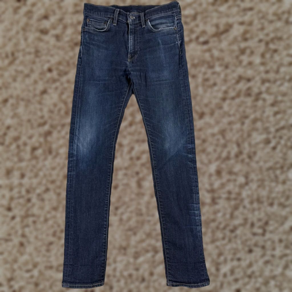 Levi's Jeans Men Slim 32 Blue Denim Skinny 510 Dark Wash Cotton 30x32 Jeans Mens
