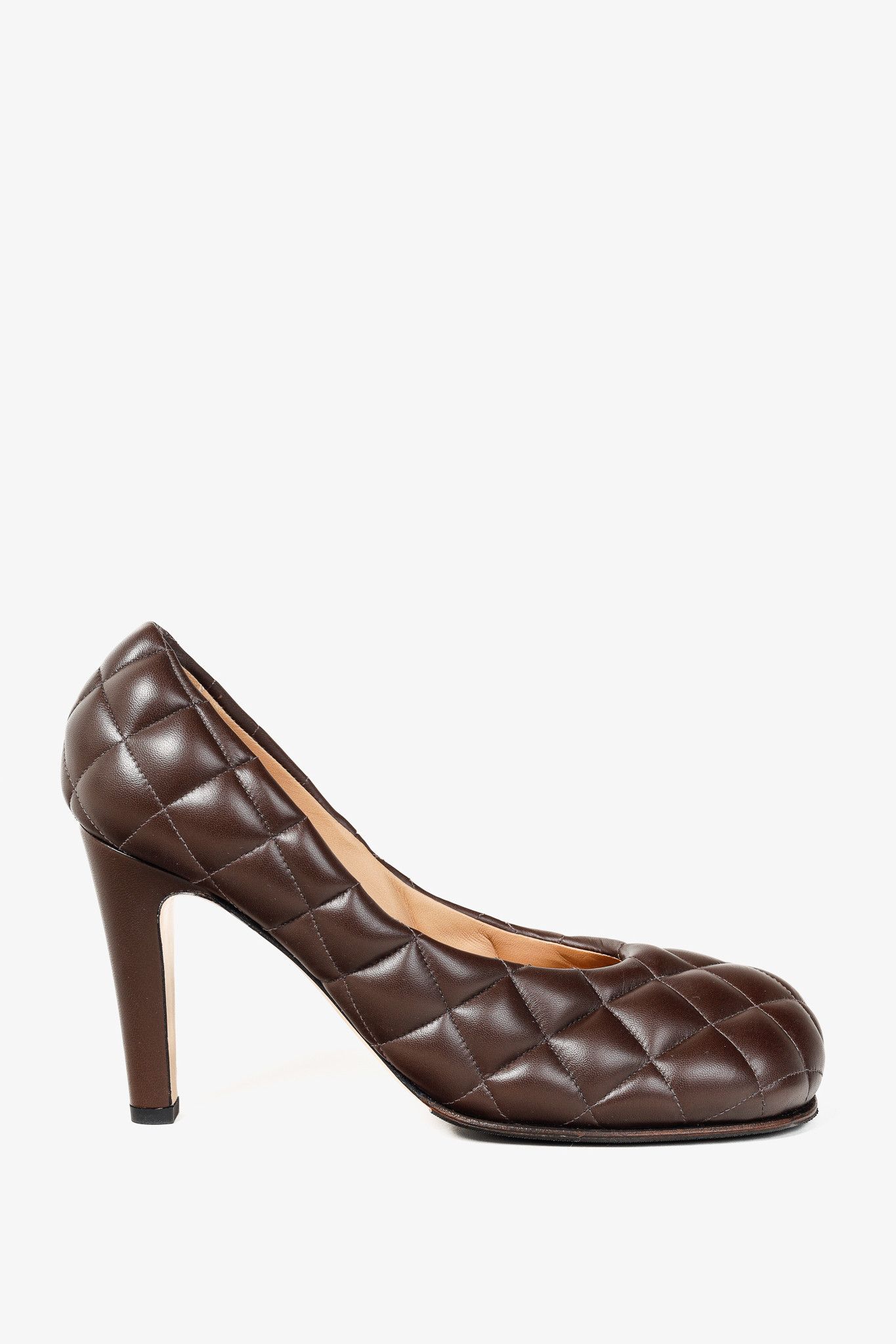 Bottega Veneta Bottega Veneta Stitched Matelasse Nappa Dream Pumps Size US 9 / IT 39 - 1 Thumbnail